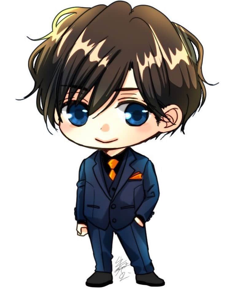 朱神宝のインスタグラム：「ミニキャラは奥が深い…🤔 この頭身サイズはあまり描いてこなかったから練習せねば…！」