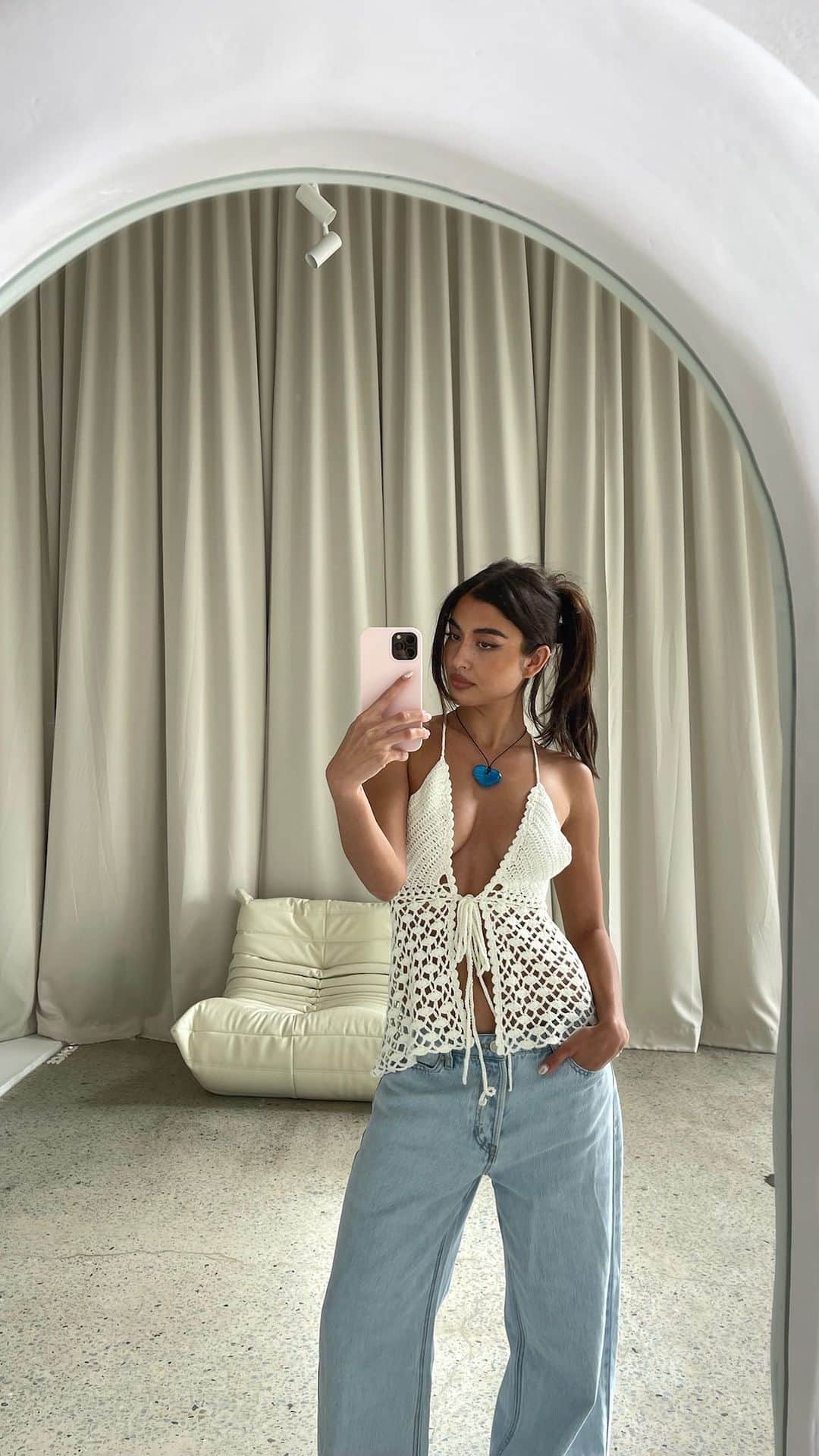 tiger Mistのインスタグラム：「Your most-loved vacation staple is back! ♡ Shop the Isabel Top. Online now!」