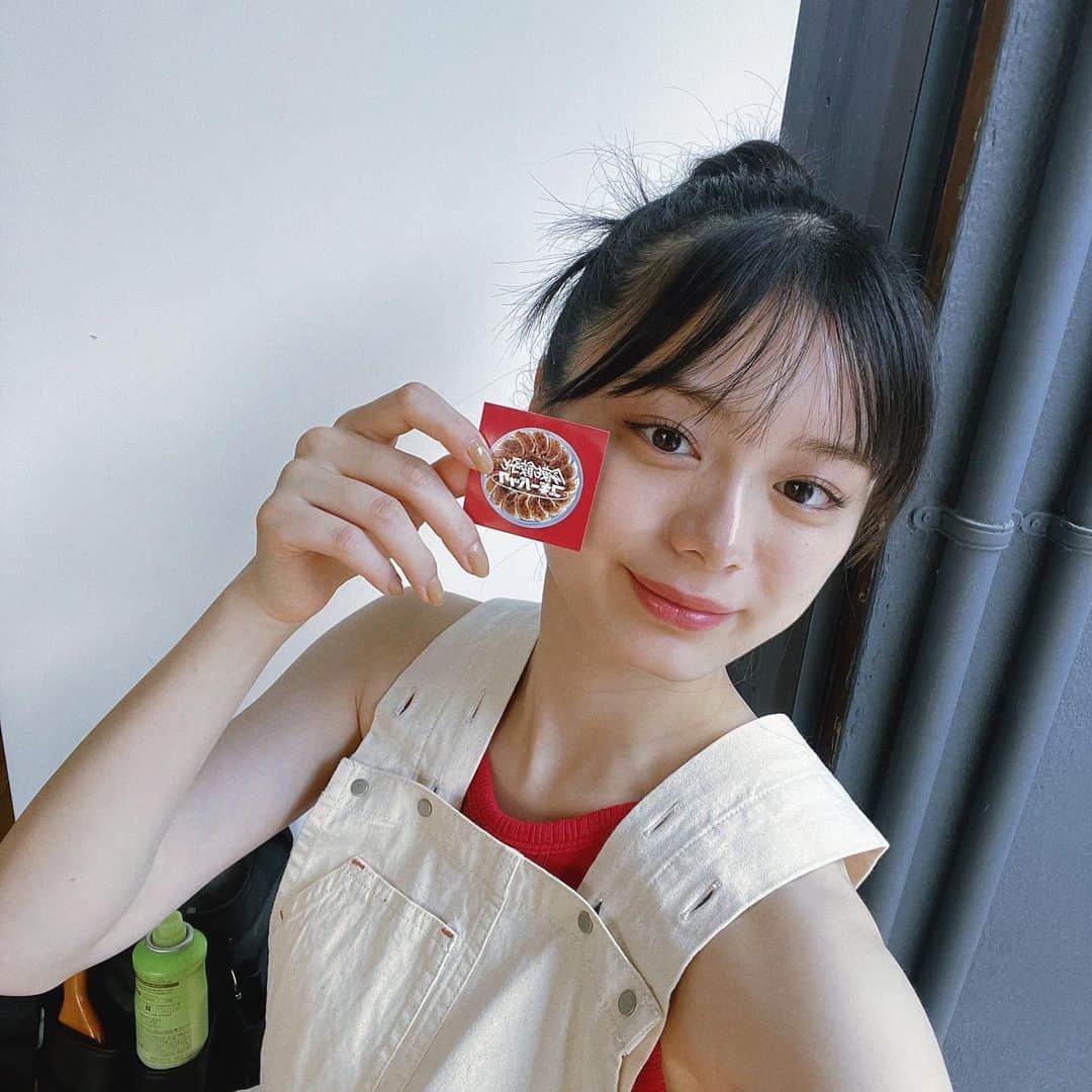 のインスタグラム：「non-no web 大好きな餃子との記事が上がっていますので、ぜひご覧ください〜🫶🫶 美味しかった〜！」