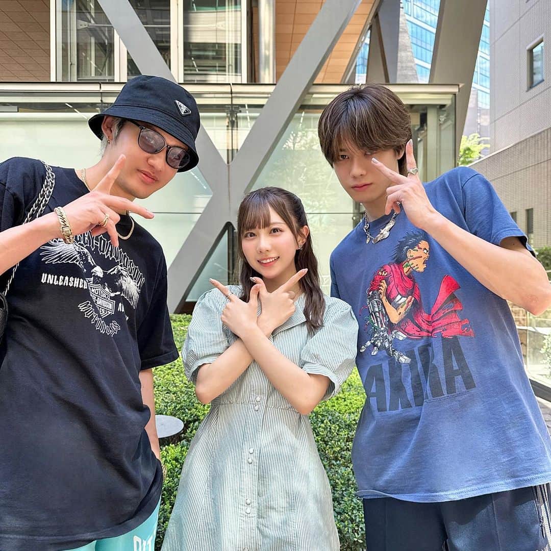 きりたんぽのインスタグラム：「出すタイミングミスった😆‼️ 臭車🚗スリーショット✌️✌️✌️」