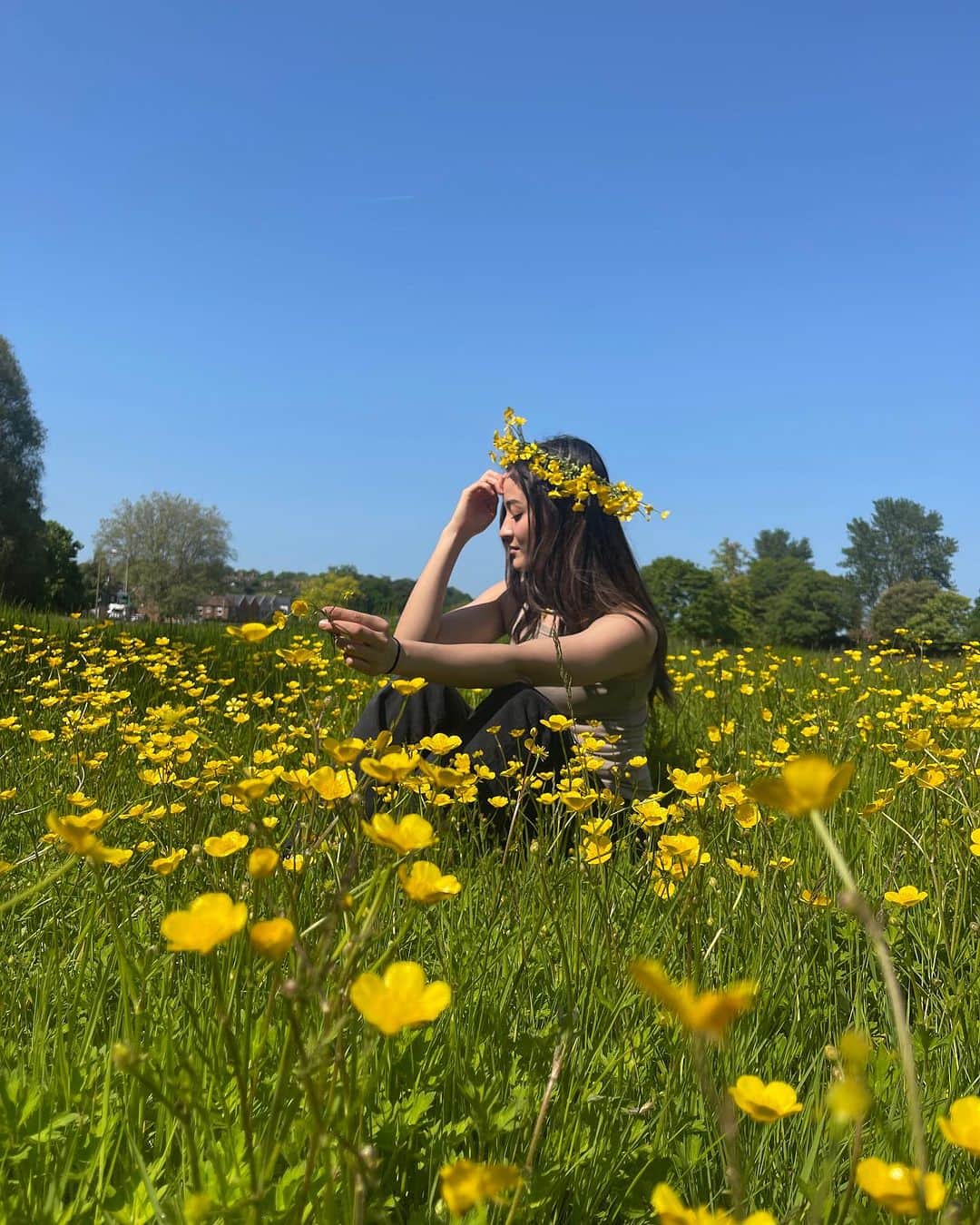 澄那シュトゥーダーのインスタグラム：「hippie at heart」