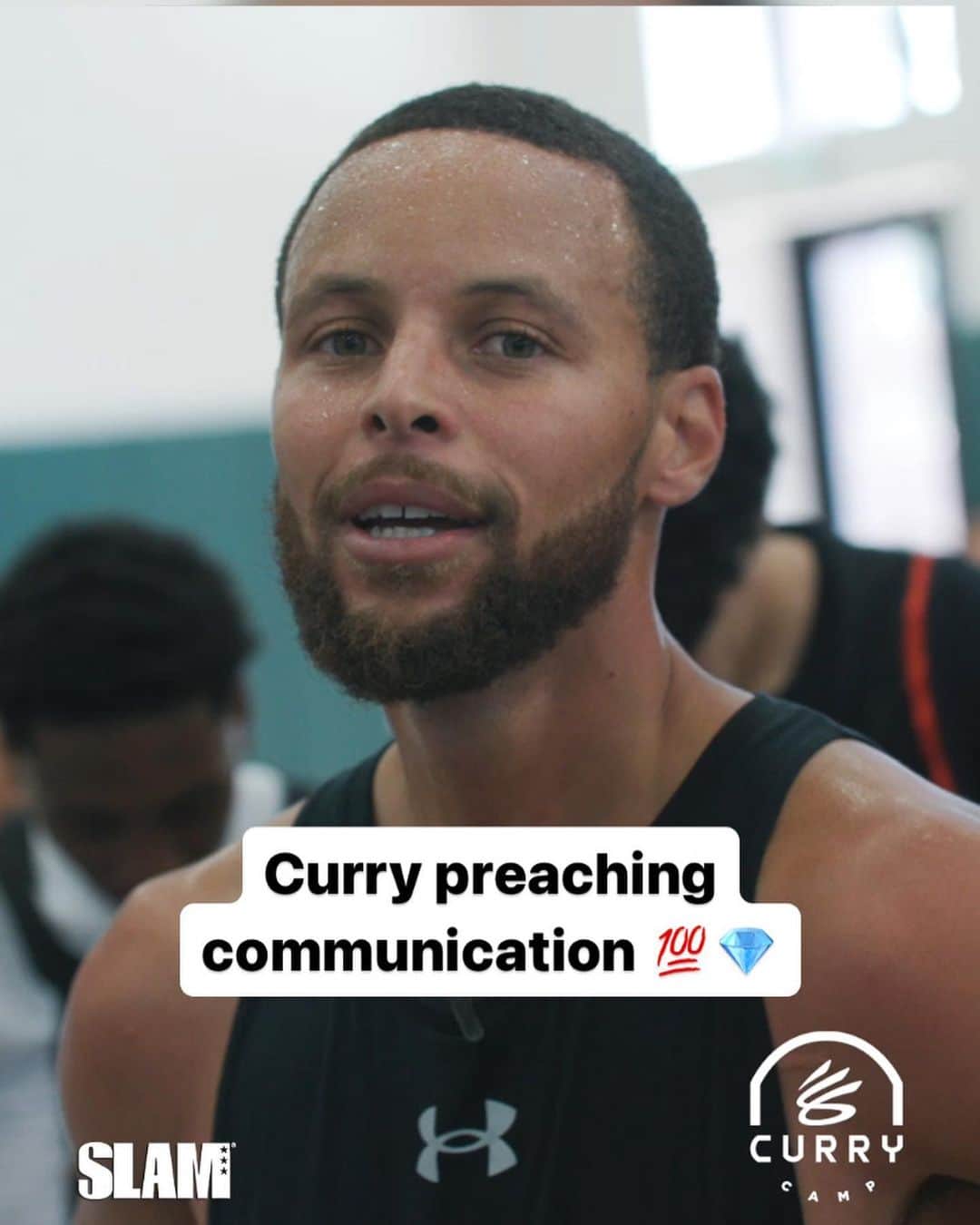 Under Armour Basketballのインスタグラム：「Stephen Curry preaching the importance of communicating as a team 💯💎 @stephencurry30 @currybrand @uabasketball」
