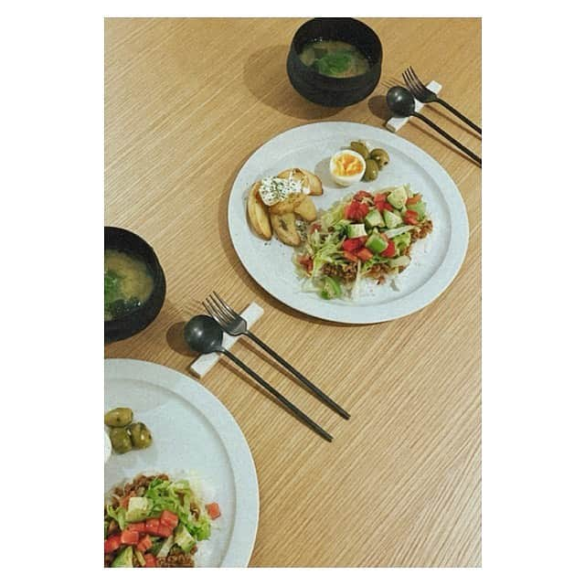 船曳ひろみさんのインスタグラム写真 - (船曳ひろみInstagram)「タコライス🌮 (作ったのはだいぶ前) #Piごはん🍴」8月5日 21時19分 - hiromi_funabiki