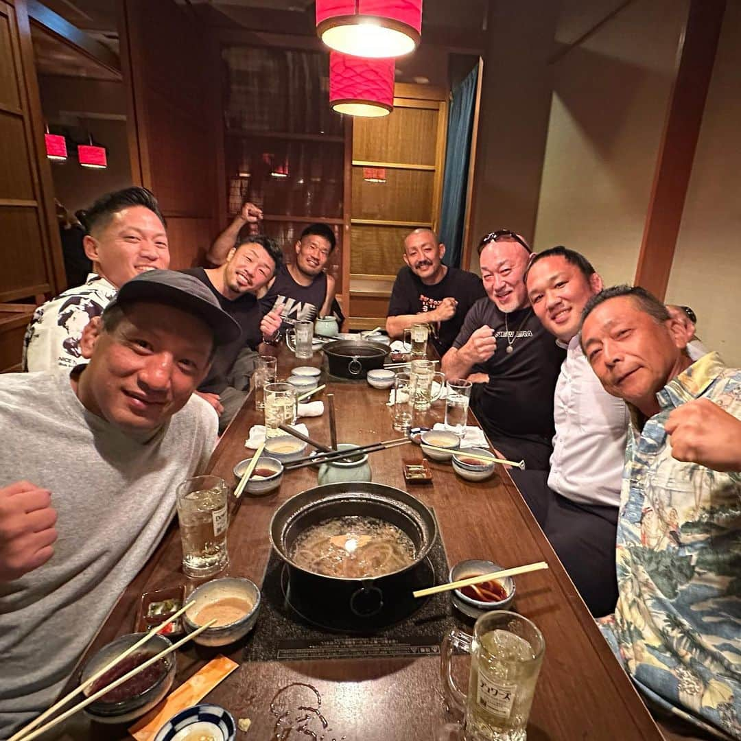 石浦将勝さんのインスタグラム写真 - (石浦将勝Instagram)「今日は現役時代から交流のある仲間の方々にお疲れさん会を開いていただきました！めちゃくちゃ強そうなメンツですよね🔥」8月5日 21時46分 - ishiura_masakatsu