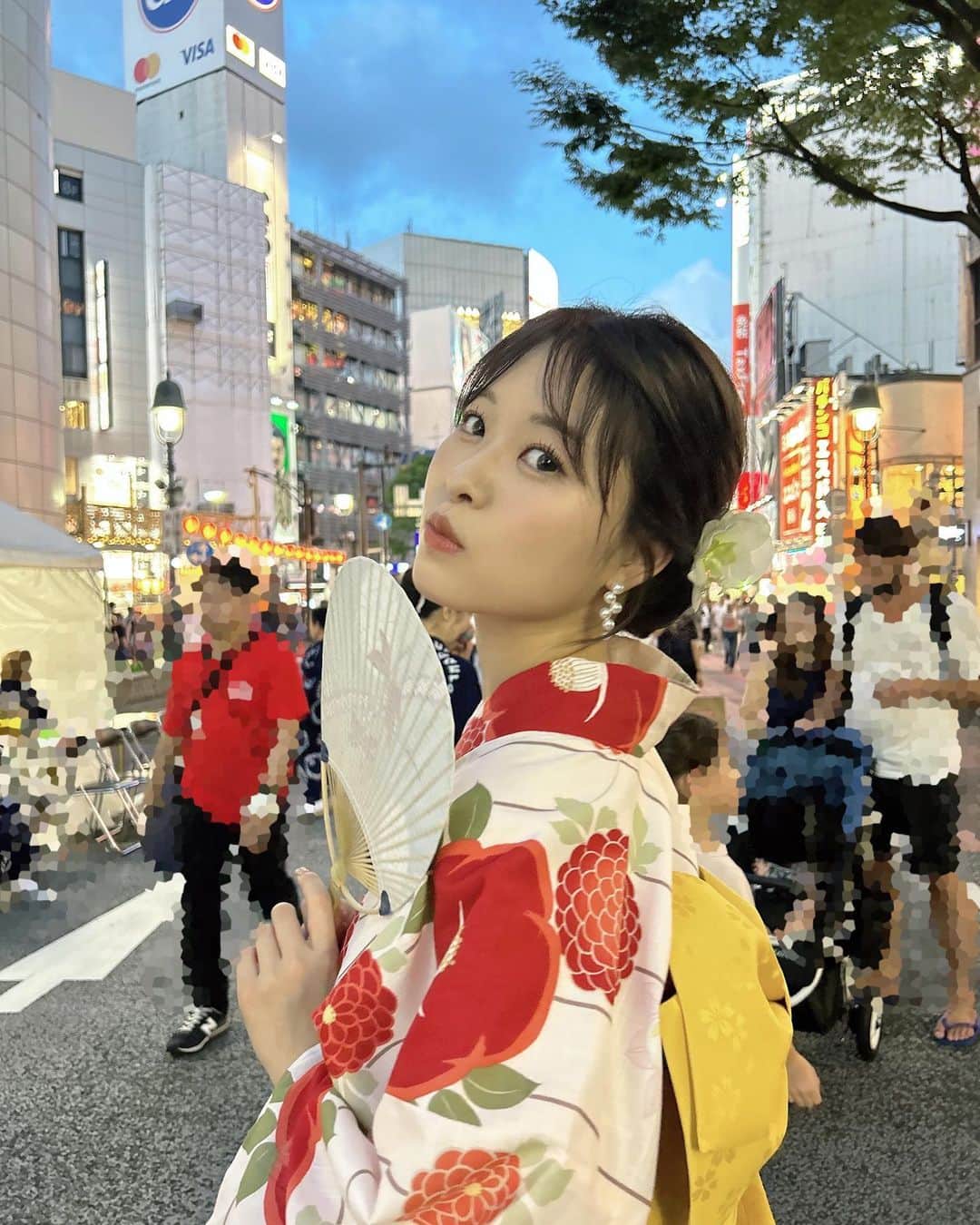 中西智代梨さんのインスタグラム写真 - (中西智代梨Instagram)「今年初💭👘 #盆踊り#渋谷 #dazzy  #dazzystore  #dazzyme  #デイジー」8月5日 21時57分 - sukiyaki_daisuki512