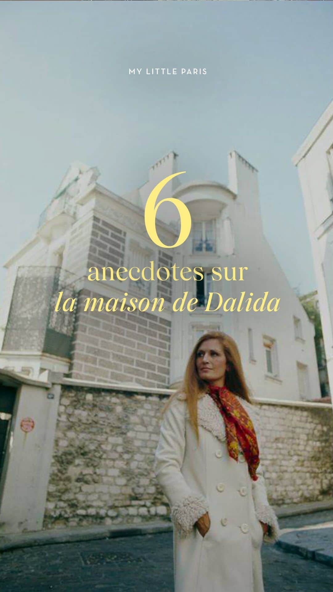 のインスタグラム：「Sans compter qu’elle se trouve à quelques mètres du fameux Buste de Dalida, inauguré en 1997 sur la place du nom de la chanteuse.   🇬🇧: Not to mention that it’s just a few metres from the famous Dalida Bust, inaugurated in 1997 on the place named after the singer.」