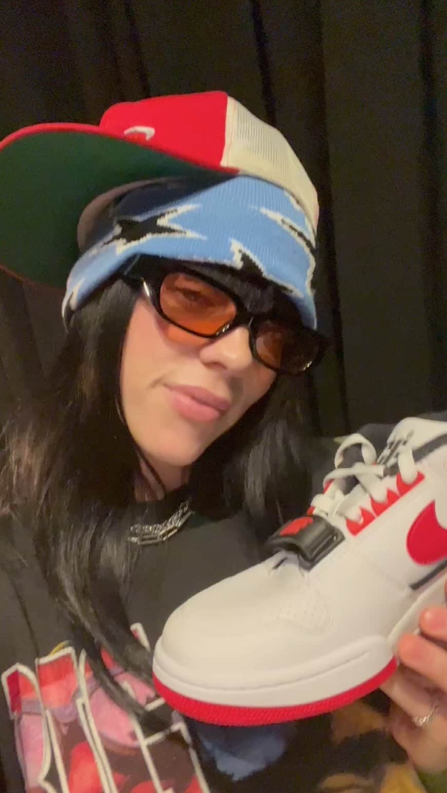 Nike Sportswearのインスタグラム：「@billieeilish and her all new Air Alpha Force join the party in Chicago for Lollapalooza.🔥👀」