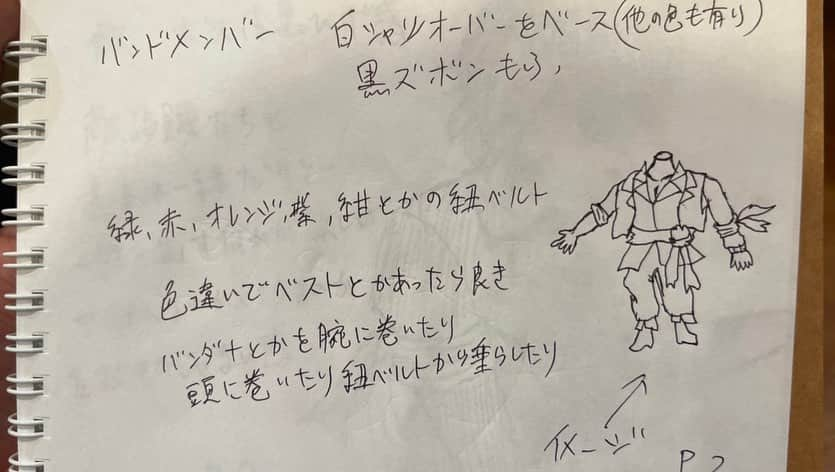 松永一哉さんのインスタグラム写真 - (松永一哉Instagram)「2nd Single｢Crewse｣を撮影した8/3から1周年⛴️ そしてカラオケ全国配信(DAM AI,DAM STUDIUM)されたということで、関係者用に松永が編集したメイキング動画公開🎥  更に松永本人が描いたキャラ設定、衣装イメージ案の資料画像も公開(´ᴗ ·̫ ᴗก̀)  今後ともCrewseをはじめ松永一哉の楽曲をよろしくお願いします🏴‍☠️」8月5日 22時57分 - kazuya_matsunaga