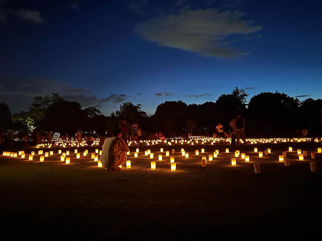 安藤モモ子さんのインスタグラム写真 - (安藤モモ子Instagram)「いのちの灯。 たくさんの優しい祈り✨🙏  奈良から。  映画製作ワークショップも、終盤。 明日は発表、上映会です。  #なら国際映画祭」8月6日 0時13分 - momokoando