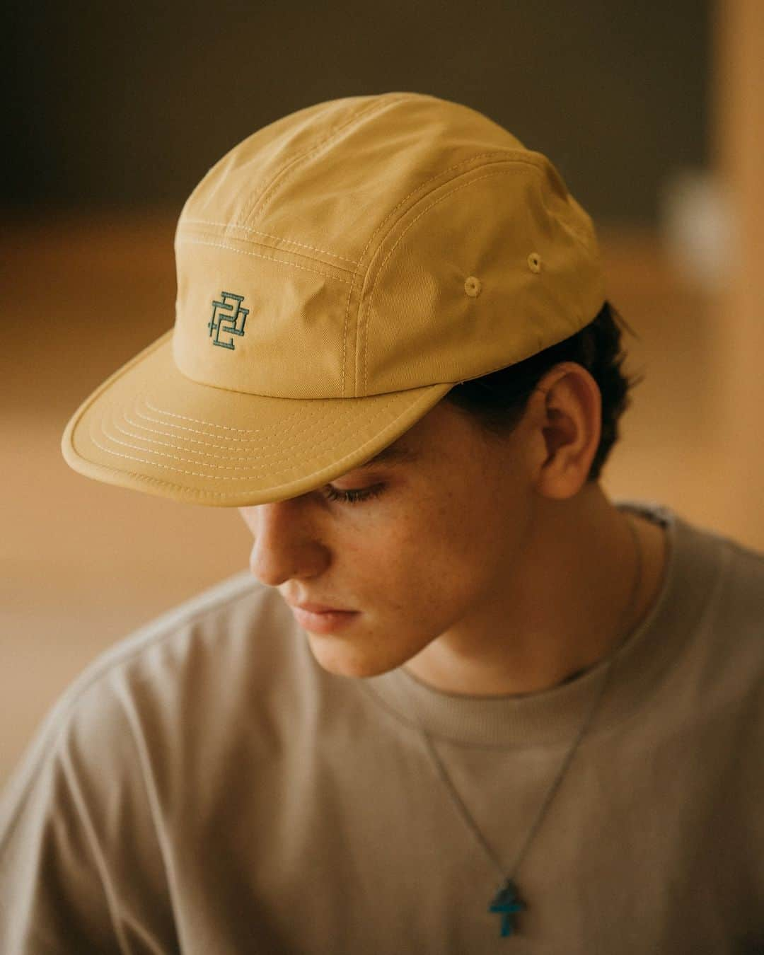 パブリッシュブランドのインスタグラム：「To Top It All Off.⁠ ⁠ Shop the Logo Hat today using the link in bio.⁠ ⁠ Available in Yellow. ⁠ ⁠」