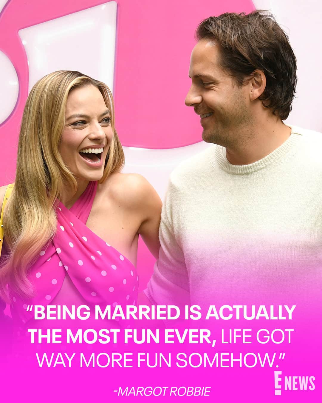 E! Onlineさんのインスタグラム写真 - (E! OnlineInstagram)「Margot Robbie and Tom Ackerley's marriage is more than kenough. 😍 Link in bio for a look inside their fantastic love story. (📷: Getty)」8月6日 1時01分 - enews