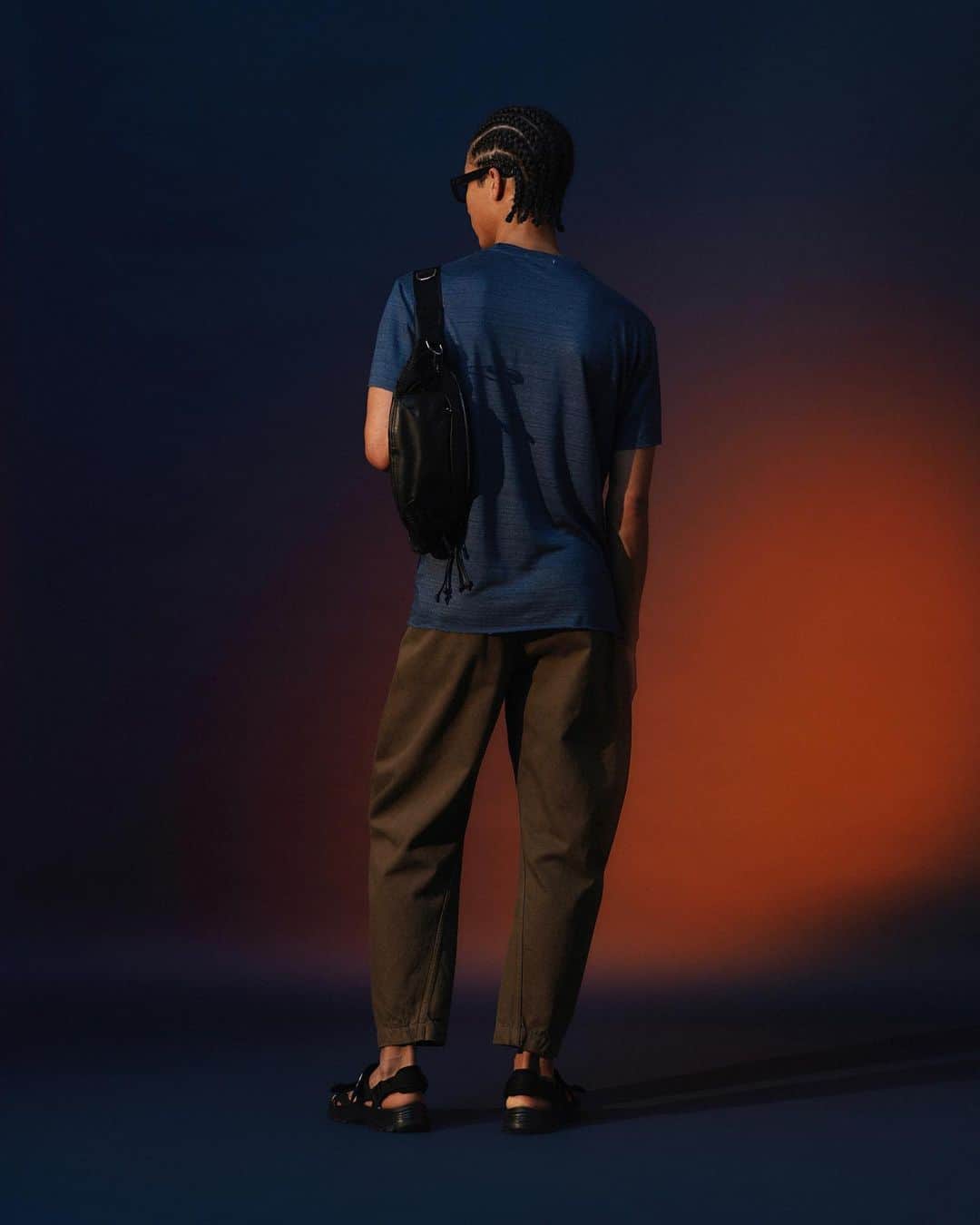 ジョン エリオットのインスタグラム：「Linen Anti-Expo Tee. Tomorrow, 8.06.  Our latest High Summer Exclusives combine the Anti-Expo Tee with knit linen. Designed with lightweight semi-sheer slub fabric, this tee is characterized by a unique nep texture.」