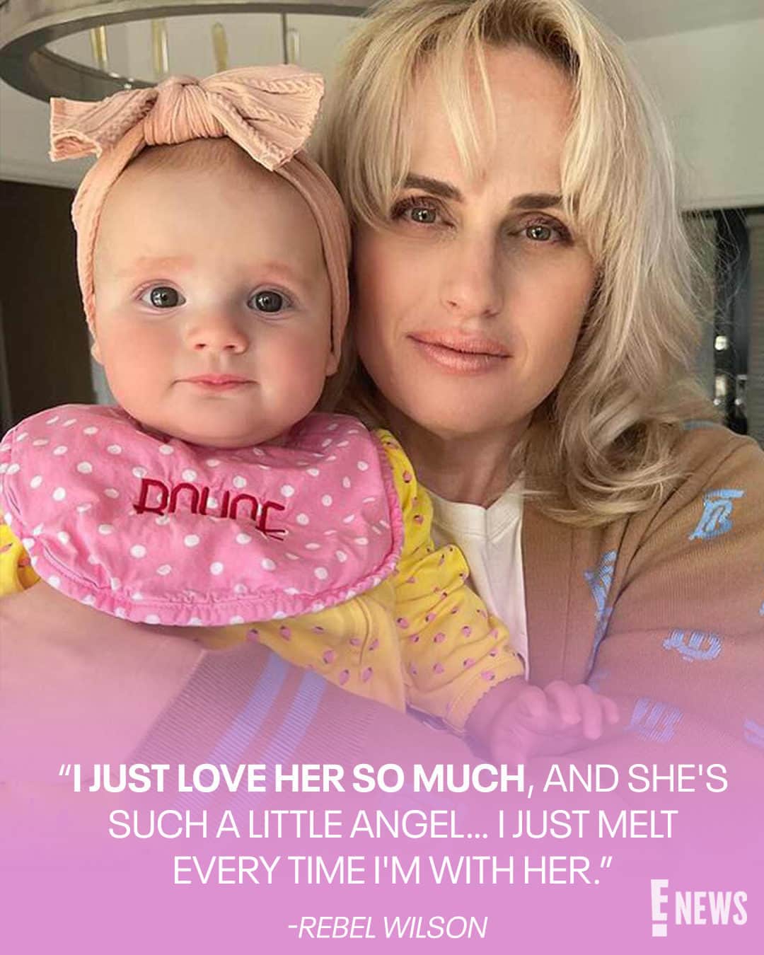 E! Onlineさんのインスタグラム写真 - (E! OnlineInstagram)「For Rebel Wilson, motherhood is aca-mazing. 💕 But is she ready for a second baby? The actress reveals if a growing family sounds pitch perfect at the link in bio. (📷: Instagram)」8月6日 3時00分 - enews