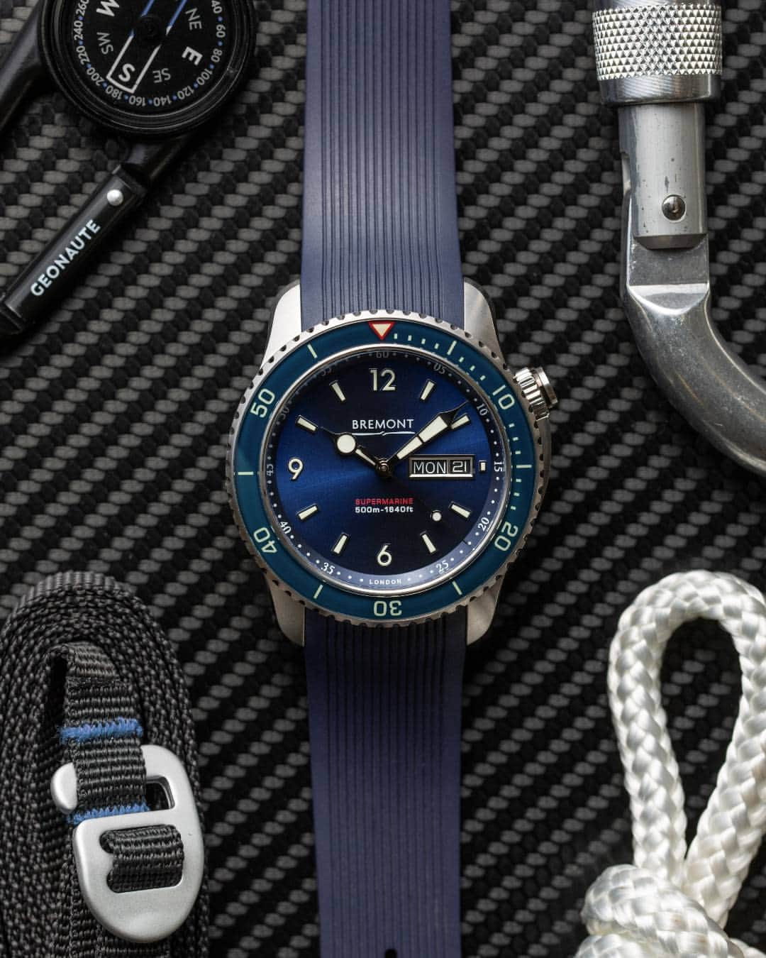 ブレモンさんのインスタグラム写真 - (ブレモンInstagram)「The Supermarine 500 is a 43mm diving watch that is both robust and exquisitely engineered. Its practical in design, but also nods to Bremont's aviation heritage.  Learn more at the Link-in-Bio 🔗  #Supermarine500 #DivingWatch #Robust #ExquisitelyEngineered #PracticalDesign #AviationHeritage #Bremont」8月6日 3時18分 - bremontwatches