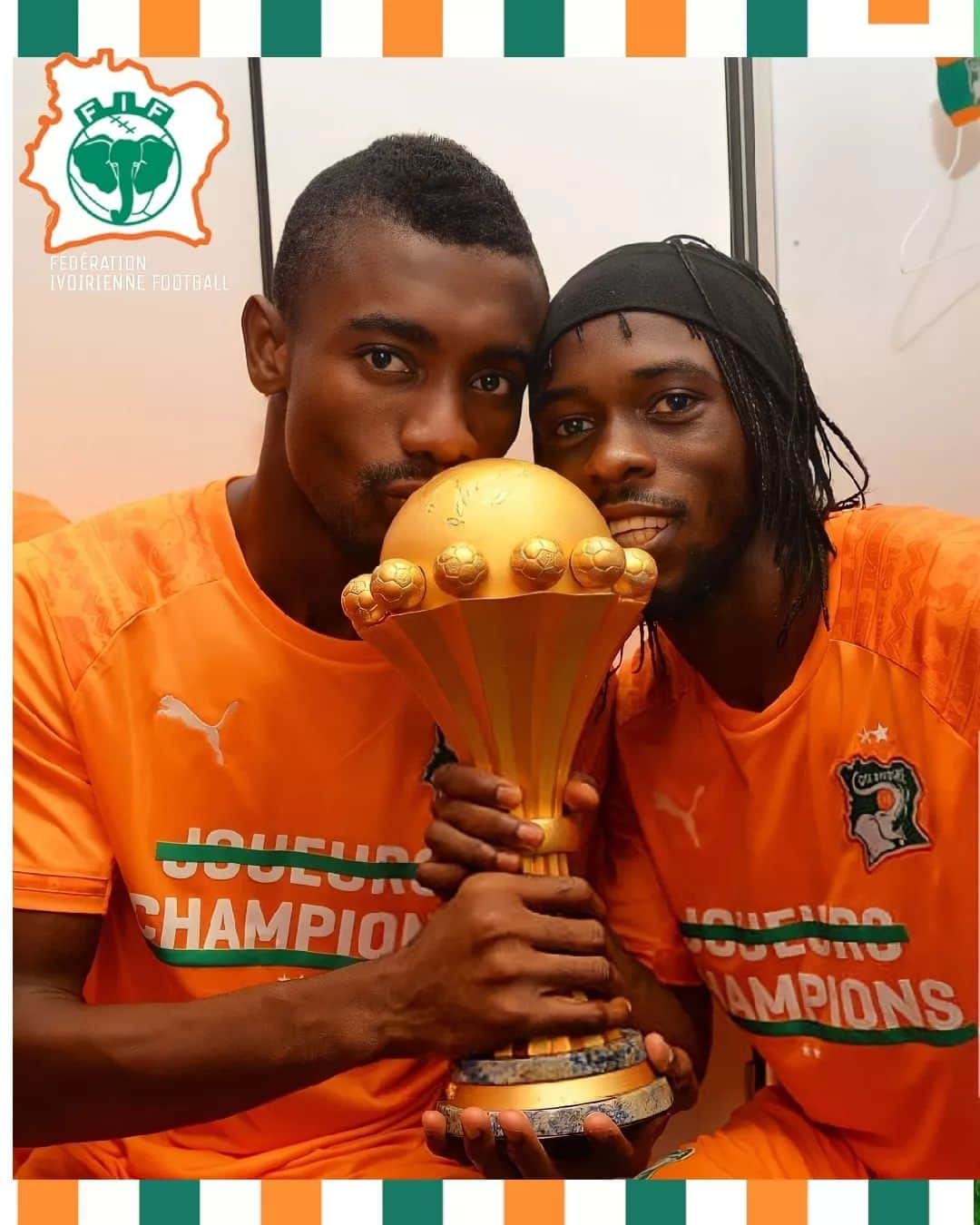 サロモン・カルーのインスタグラム：「Joyeux anniversaire  @salomonkalou 👏🏿👏🏿🇨🇮」