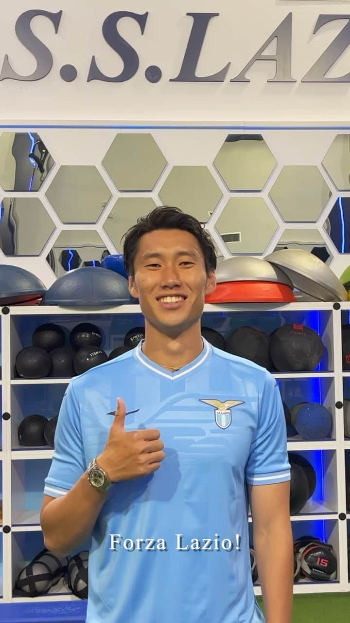 SSラツィオのインスタグラム：「🤩  Daichi has a message for all you Lazio fans  #CMonEagles 🦅」