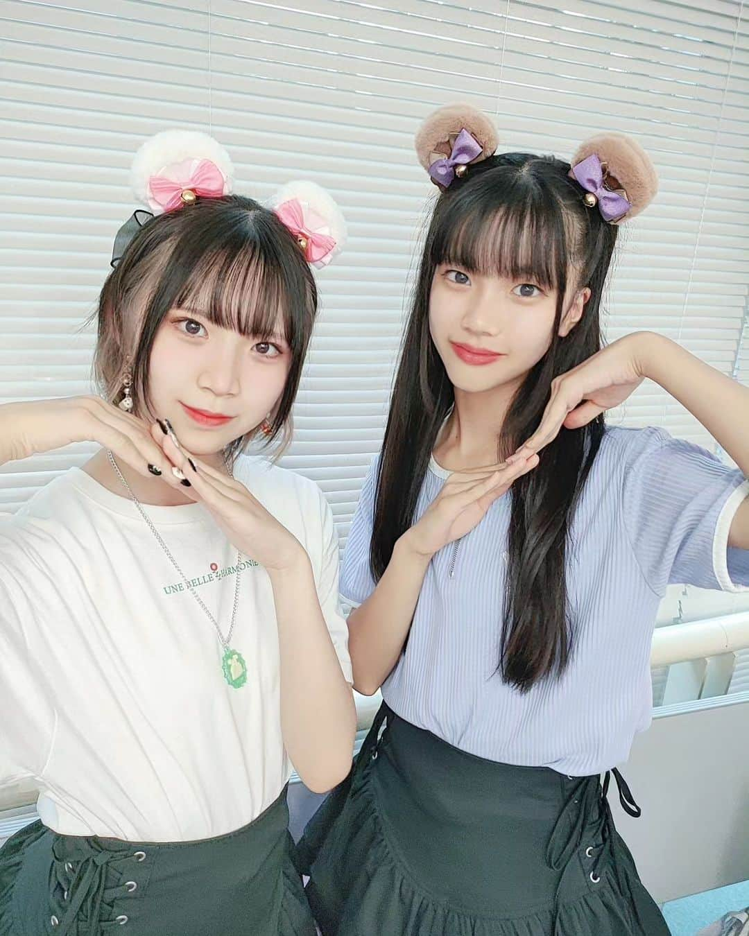 香月結衣さんのインスタグラム写真 - (香月結衣Instagram)「ゆいみー💜💚⁡ ⁡⁡ 大好きな #femmefatale さんの「だいしきゅーだいしゅき」をまた踊らせていただきました❕⁡ ⁡⁡ ⁡衣装忘れたのに合わせてくれてありがとう( ‎߹𖥦߹ )💞⁡ ⁡⁡ ⁡ #だいしきゅーだいしゅき  #ユニット  #アイドル  #idol  #夢アドCiTRON  #model  #モデル  #くま耳  #かわいい  #tシャツ  #インナーカラー  #ボブ  #ロングヘア」8月6日 6時57分 - tukitukl_ci