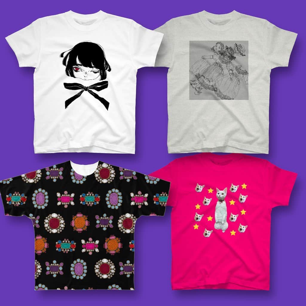 millnaさんのインスタグラム写真 - (millnaInstagram)「suzuriがめちゃくちゃTシャツセールになっててやば！！！買うべし！！！私は買う  「suzuri millna」で検索っ  #SUZURIのTシャツセール #suzuriで販売中」8月6日 9時08分 - mi_te_yo