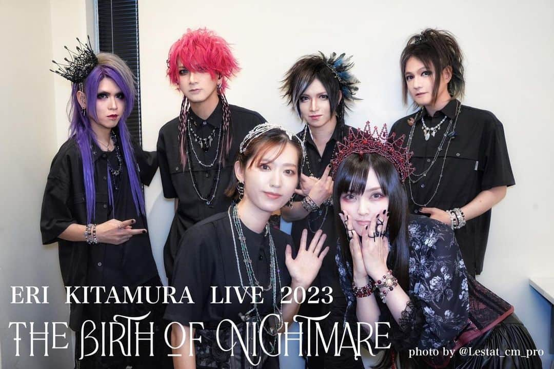 Ikuoのインスタグラム：「「ERI KITAMURA Live 2023 the BiRTH of NiGHTMARE」  #喜多村英梨 #キタエリ #erikitamura  #ikuo #yuki #持田翔子 #蘭丸 #WATARU」