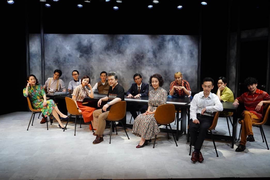三上市朗のインスタグラム：「今日は13:00/18:00からシアターアルファ東京にて「Beautiful Twelve 美しき12人」の2ステージ。23:20からNHK-BSにて「しびれ雲」の放送！」
