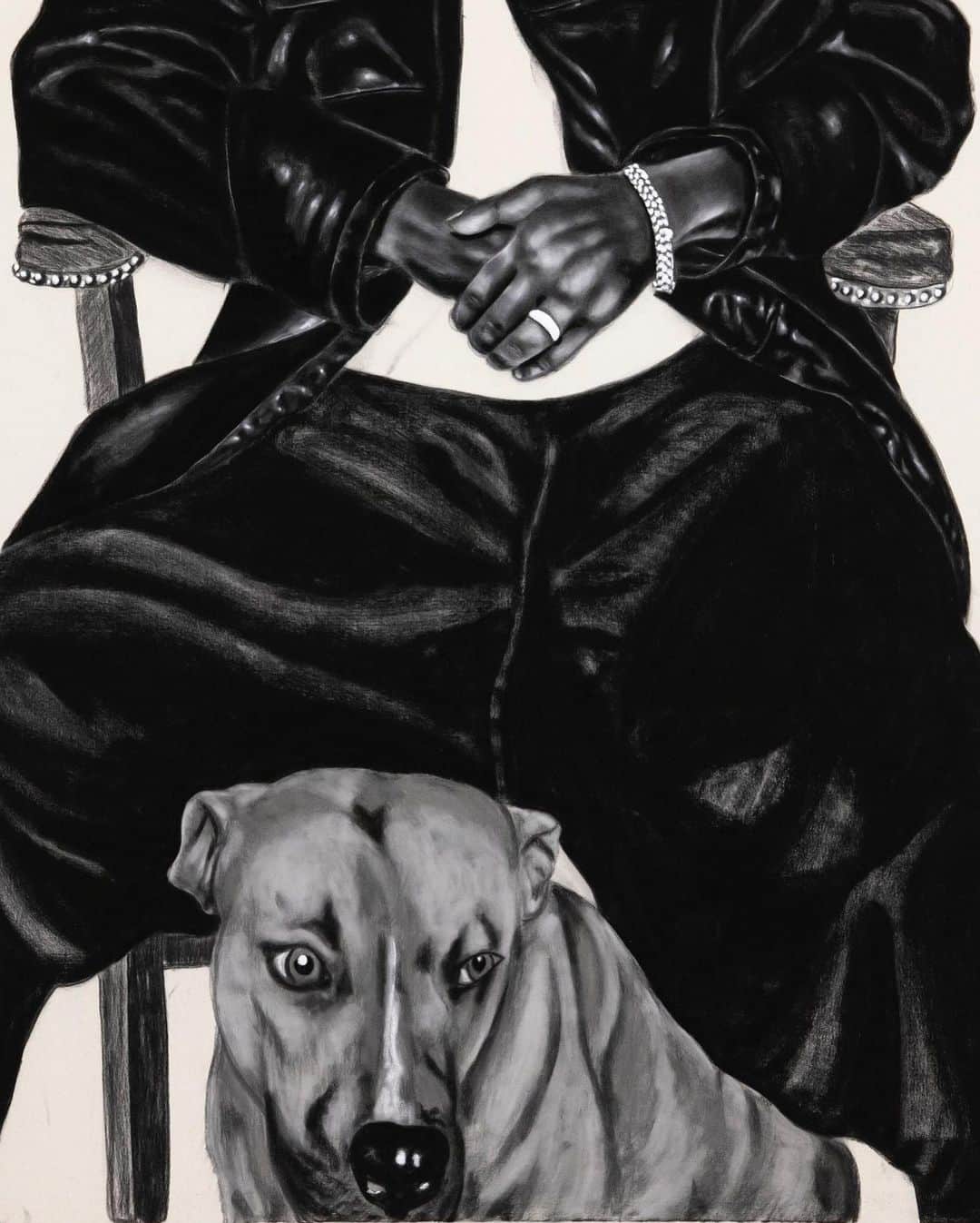 Juxtapoz Magazineのインスタグラム：「@wulffvnky “Ain’t No Dogs In Heaven” at @pt.2gallery」