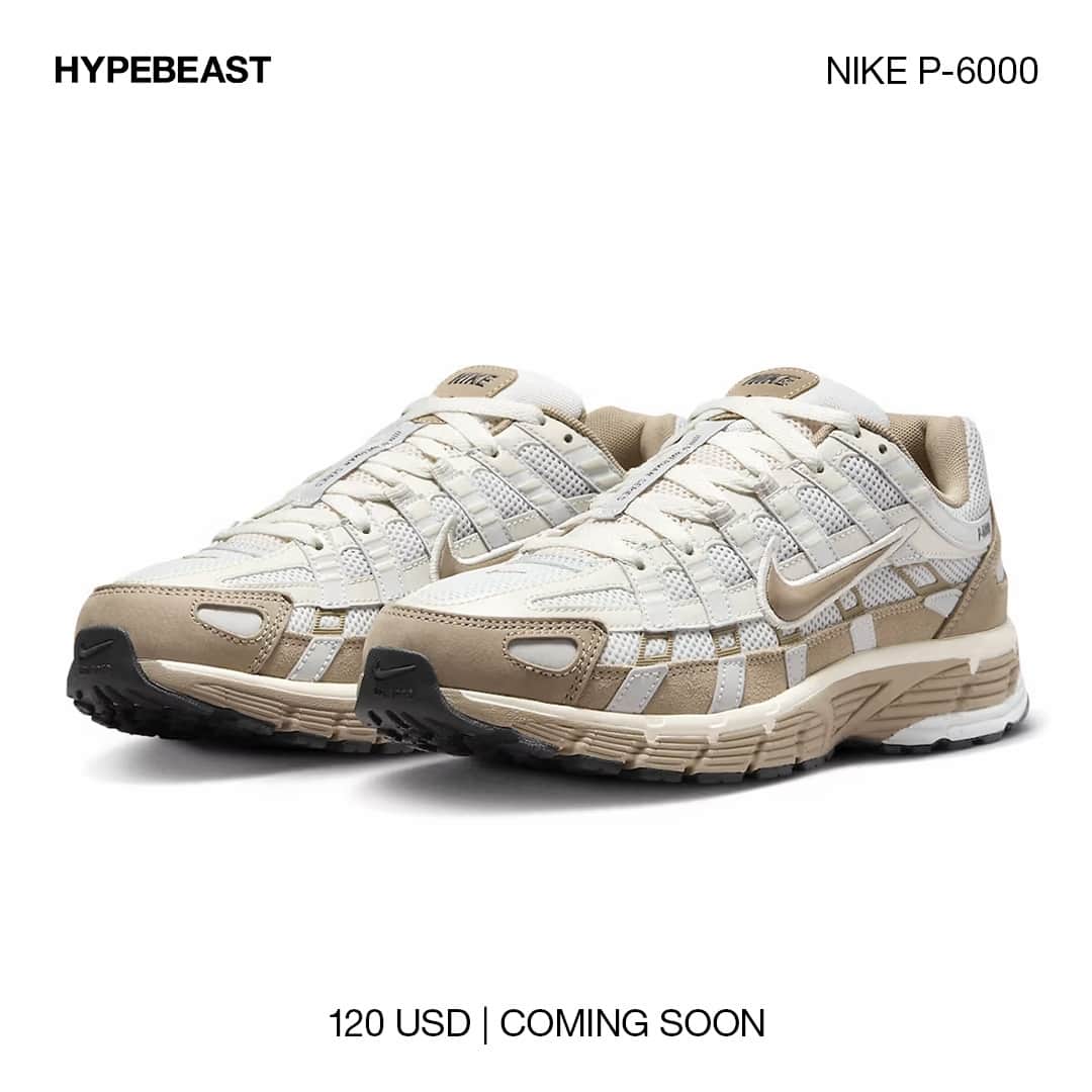 HYPEBEASTさんのインスタグラム写真 - (HYPEBEASTInstagram)「@hypebeastkicks: Following the reveal of the all-black, stealthy @nike P-6000 Premium, the Swoosh has revealed a“Khaki” colorway for the upcoming Fall season.⁠ ⁠ Starting off, the shoe is made with mesh, leather and suede overlays. Moving down the pair, overlays are dressed in light bone to contrast the photon dust base while khaki accents complement the model throughout. ⁠ ⁠ Additionally, a special heel tab sees Nike spelled out in Korean on the left sneaker as well as a custom graphic that celebrates the brand’s founding year of 1972 on the right heel. The same graphic is then portrayed on the insoles. Rounding out the design is a sail midsole that sit atop a black rubber outsole.⁠ ⁠ Look for the kicks to arrive in select retailers and on Nike for $120 USD.⁠ Photo: Nike」8月6日 13時55分 - hypebeast