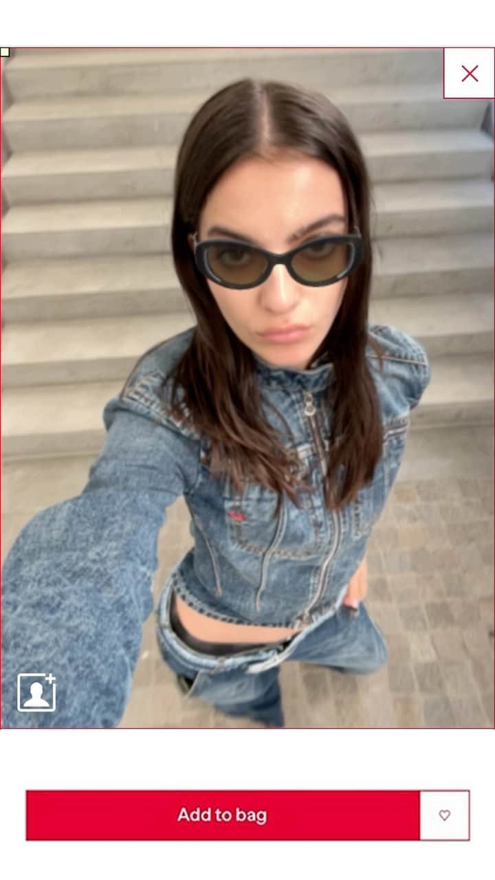 ディーゼルのインスタグラム：「Try our new virtual sunglasses try-on feature.    Go to Diesel.com to virtually try on any frames from our sunglasses collection using a new digital feature.    Discover at the link in bio.   #ForSuccessfulLiving」