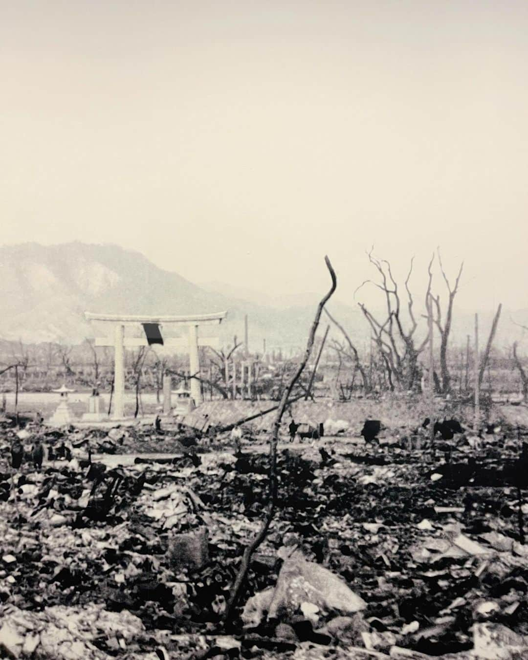 下條ユリさんのインスタグラム写真 - (下條ユリInstagram)「#原爆の日　 August 6th 1945  8:15 AM  U.S. dropped the first atomic bomb code-named “Little Boy” on Hiroshima. Three days later, on Aug 9th, another Atomic bomb was dropped on Nagasaki.  I was diagnosed with cancer. It was fortunate to be found at the earliest stage. My life was saved. Cancer gifted me a new life. I promised myself to visit Hiroshima next time in Japan.   For the first half of this trip, I visited my family roots. The second half was about friendship, the connection between people and nature, and the consciousness expanding from the earth to the cosmic. In between, I visited Hiroshima and spent the whole day at the Peace Memorial Museum. Having been given life again, I thought it was most meaningful to burn into my eyes how humans could ever possibly act in hell under the name of War and how important the dignity of peace is engraved in my heart.  Peace on Earth, August 6, 2023 August 9, 2023  8月6日広島の日。 8月9日長崎の日。  幸いにも健康診断で癌の早期発見ができたわたしは、最新医療を受けて完治し、再び命を与えてもらいました。そして、帰国したらぜったいに広島を訪れようと思っていました。  旅の前半は、自分の家族とルーツを訪ねました。そして後半は、友情、人と自然との繋がり、地球から宇宙へと意識が広がった旅でした。その途中に広島に一泊し、原爆記念館でまる一日を過ごしました。人間が、戦争という名のもとに犯した地獄。その記録を目に焼きつけ、平和の尊厳を心に刻めたことは、何よりも意味のあることでした。  地球に平和を、黙祷。 2023年8月6日、8月9日  #AtomicBomb  #PeaceOnEarth  #地球に平和を」8月7日 0時23分 - yurishimojo