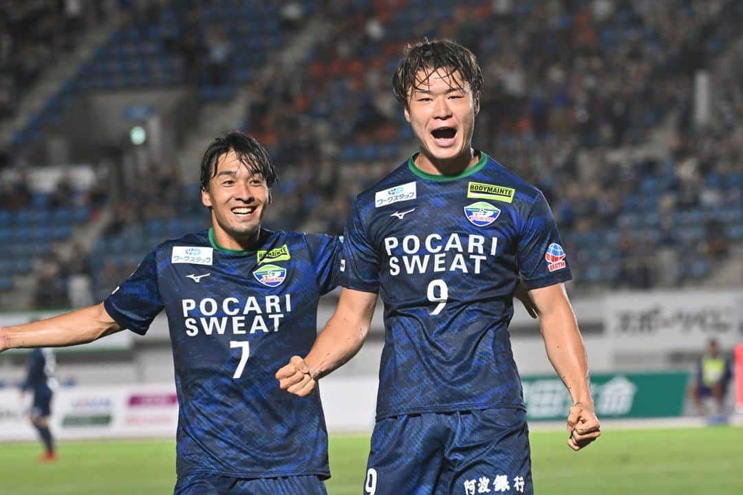 のインスタグラム：「明治安田生命J2リーグ第29節 #徳島ヴォルティス 3-3 #ジェフユナイテッド千葉  3-3で試合を終えました。 足りないから勝てない。その足りていない部分は何か。全員が再度、突き詰めていきます。 勝つために、徳島のために。  気温が高く、試合途中に雨が降るなど厳しいなか、最後まで応援してくださり誠にありがとうございました。  #徳島ヴォルティス #vortis #Ｊリーグ #football」