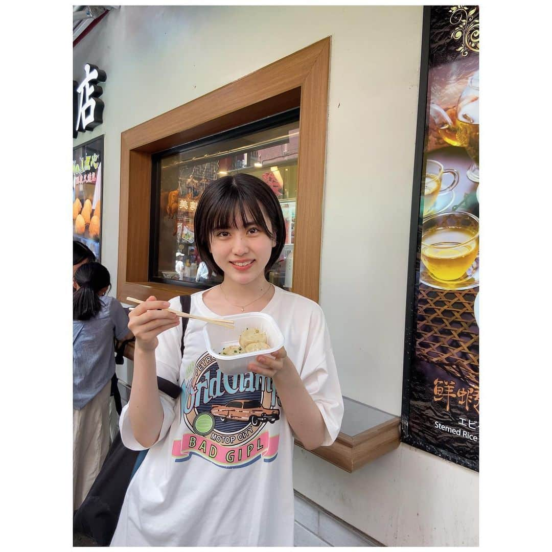 冨波心さんのインスタグラム写真 - (冨波心Instagram)「ずーっと食べてみたかった焼き小龍包❕ とっても美味しかったです~  早く食べたすぎて写真撮る前にひとつ食べちゃいました笑  #スターダストプロモーション #冨波心 #焼き小龍包」8月6日 16時31分 - kokoro_toba_official