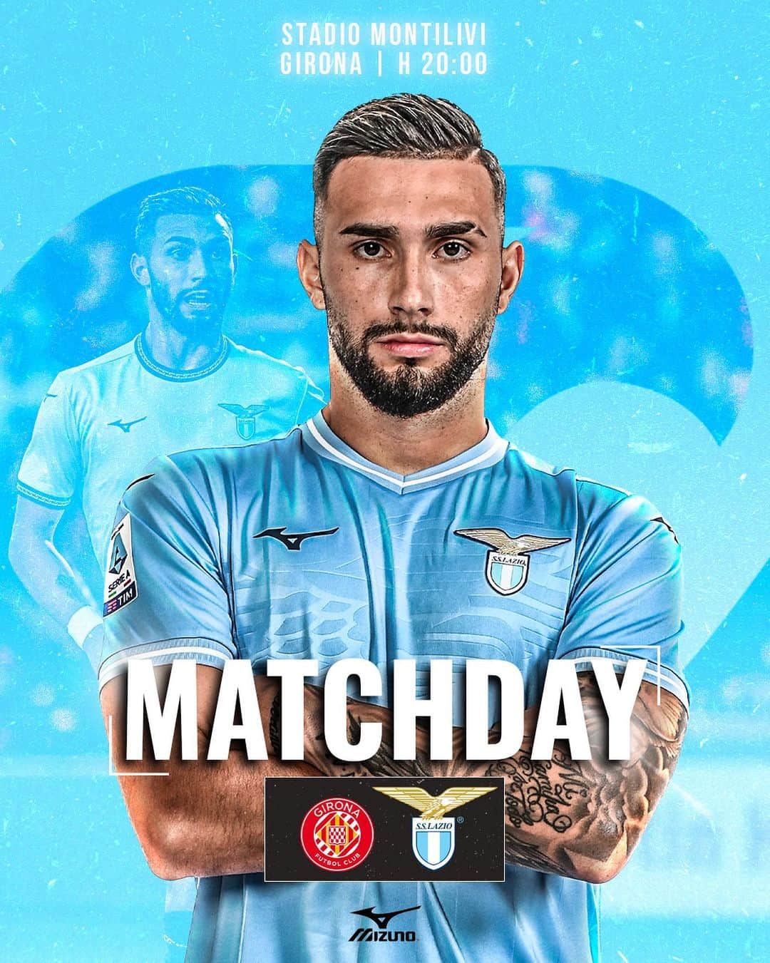 SSラツィオのインスタグラム：「👊 🅼🅰🆃🅲🅷🅳🅰🆈  #GironaLazio #CMonEagles 🦅」