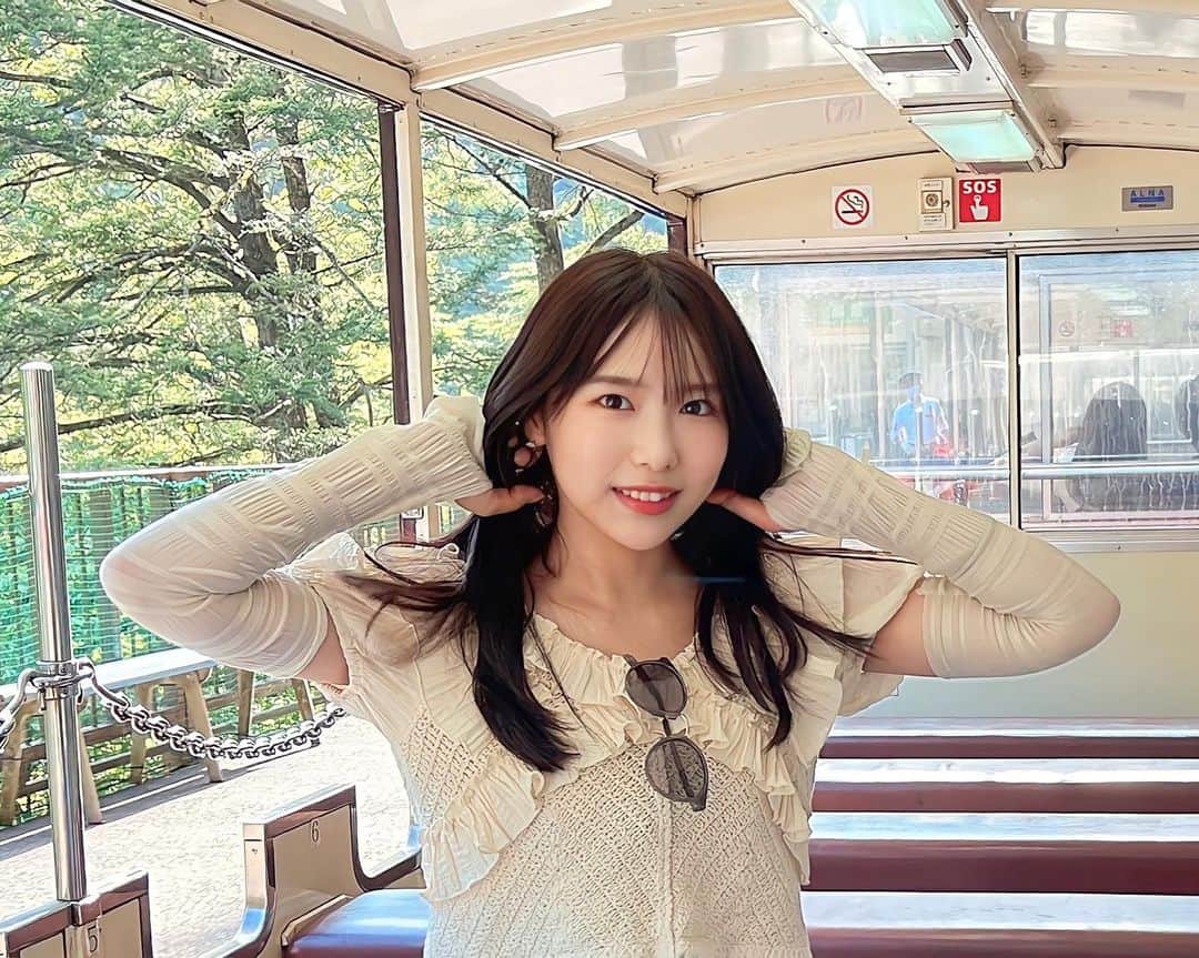 水城夢子さんのインスタグラム写真 - (水城夢子Instagram)「黒部峡谷のトロッコ乗ってきた🚃富山ラブ  #黒部峡谷 #黒部峡谷トロッコ電車」8月6日 17時25分 - mizukiyumeko