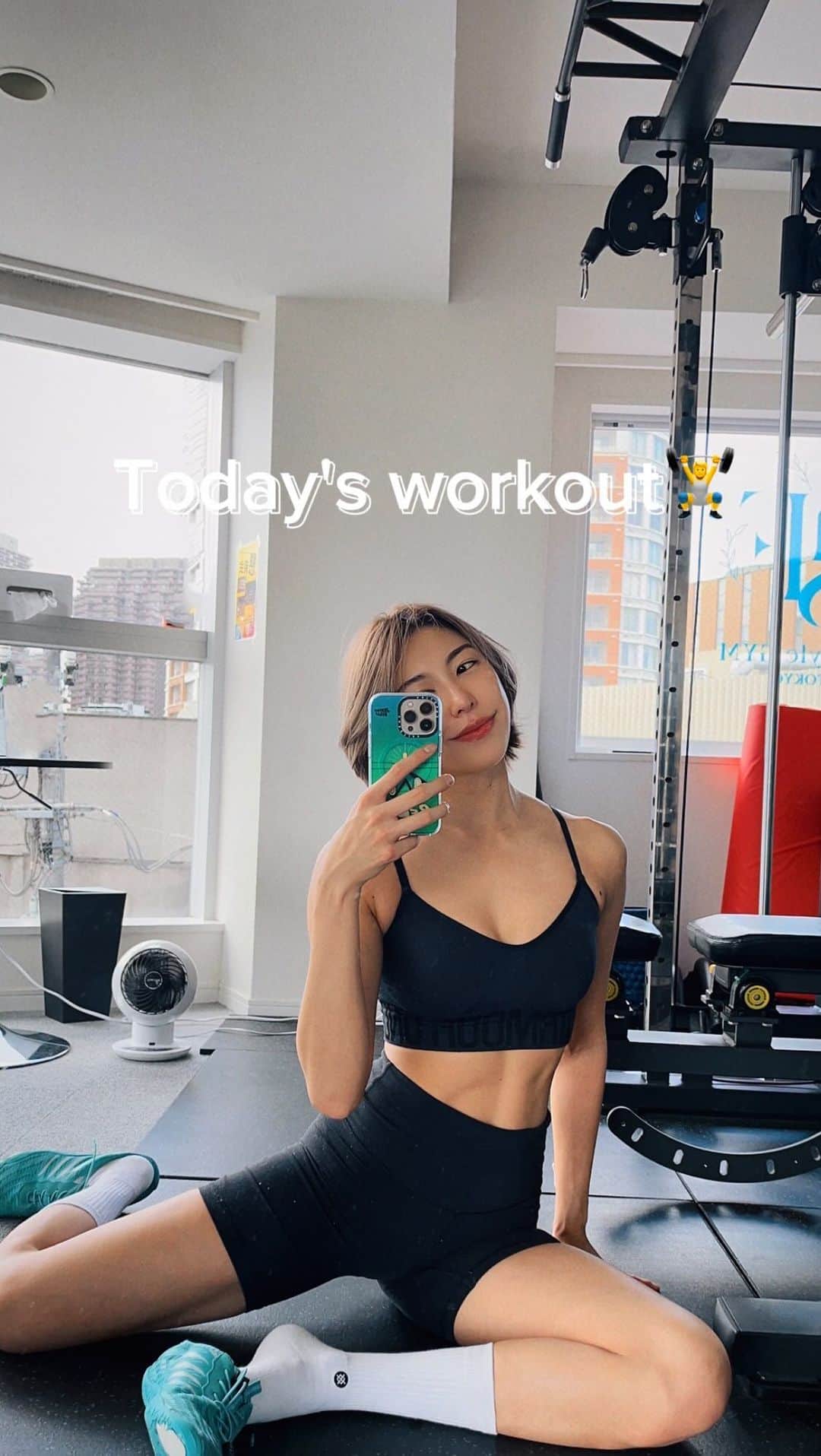 池田ゆりのインスタグラム：「トレーニング🏋️  #workout #fitmess #トレーニング動画 #motivation #恵比寿パーソナルジム #女性トレーナー」