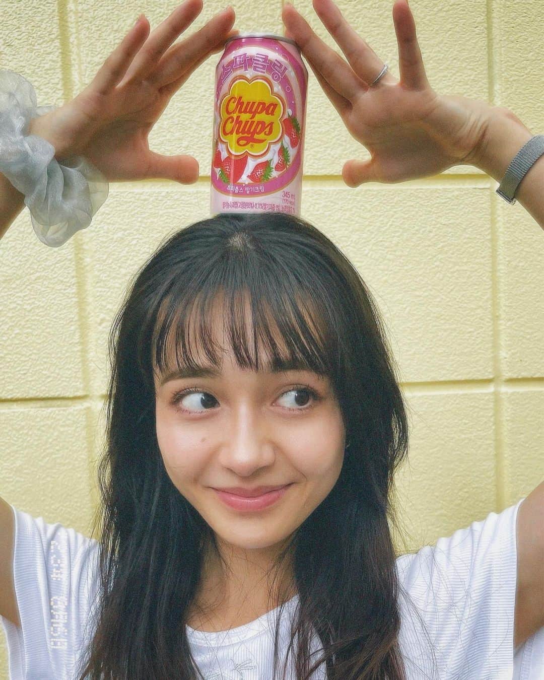 想乃のインスタグラム：「🍓🥛🍭👅🧠💞」