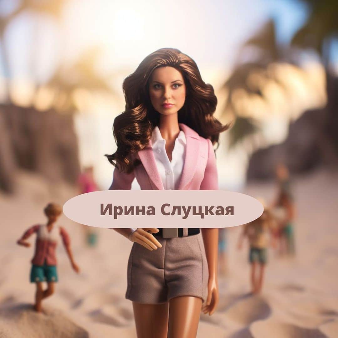 イリーナ・スルツカヤのインスタグラム：「Я во вселенной Barbie 💖 🌟 Похожа? 😄  #barbie #barbiecore #иринаслуцкая」