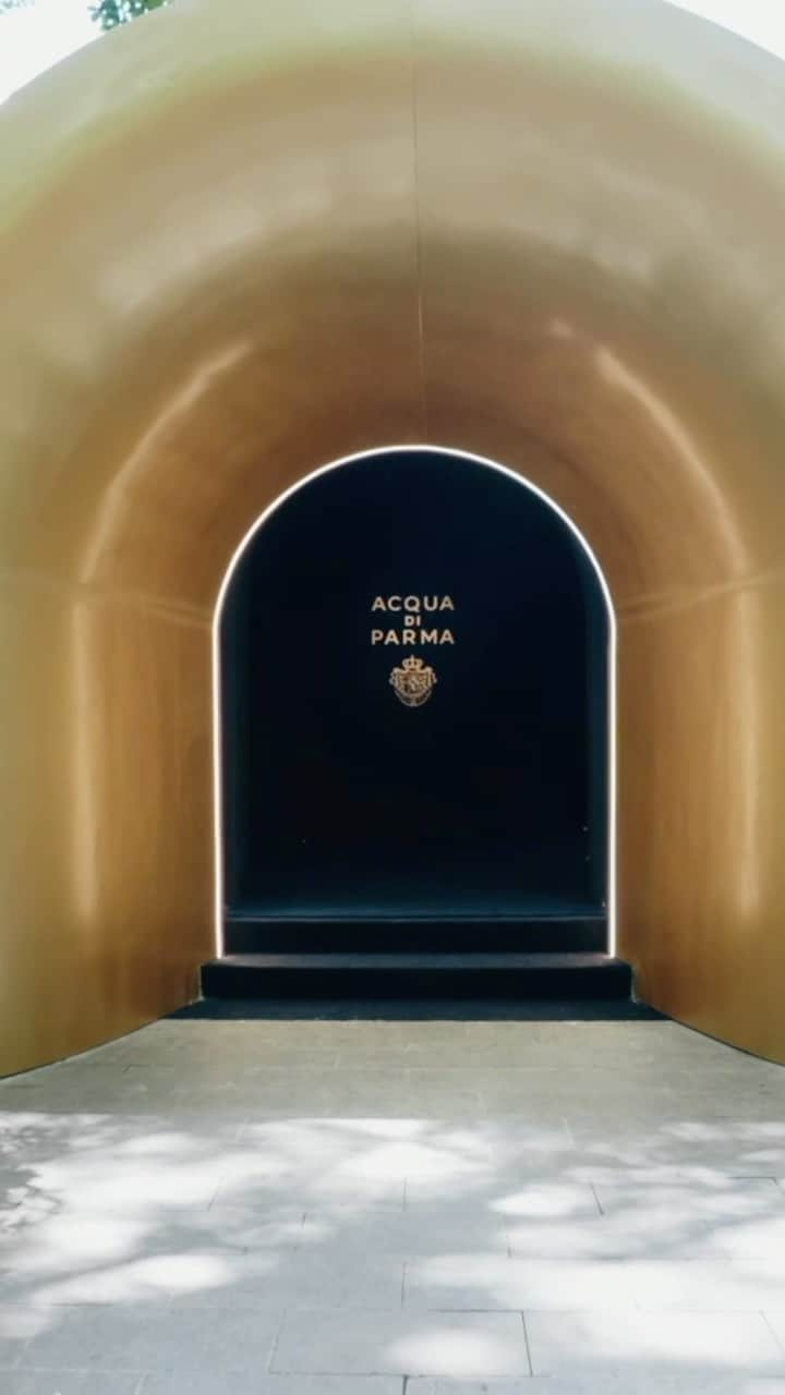 アクアディパルマのインスタグラム：「‘Prism of Light’, an artistic exhibition by Acqua Di Parma in  Shanghai. Recently concluded, it was a sojourn that artfully blends the allure of sunlight with the exquisite symphony of Signature of the Sun ingredients. Over the course of four days, we welcomed more than 4000 visitors in a discovery of an intimate dance of light and scent.  #PrismofLight #AcquadiParma」