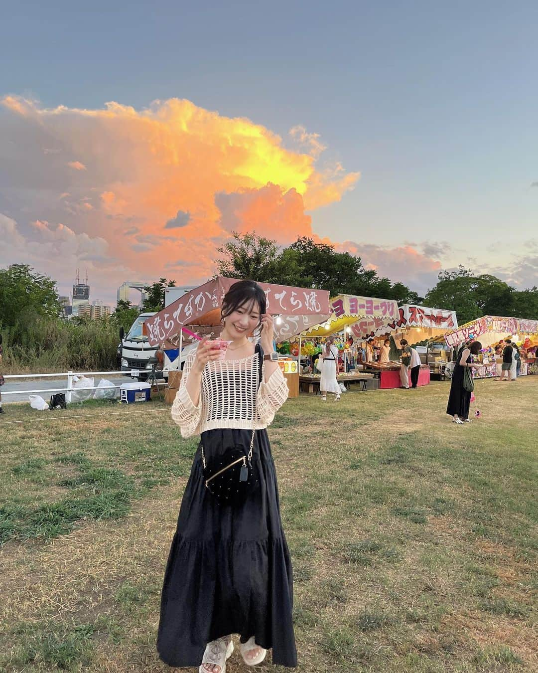 阪上彩香さんのインスタグラム写真 - (阪上彩香Instagram)「久しぶりのお祭り大満喫🍧💕」8月6日 18時46分 - ayaka_skgm