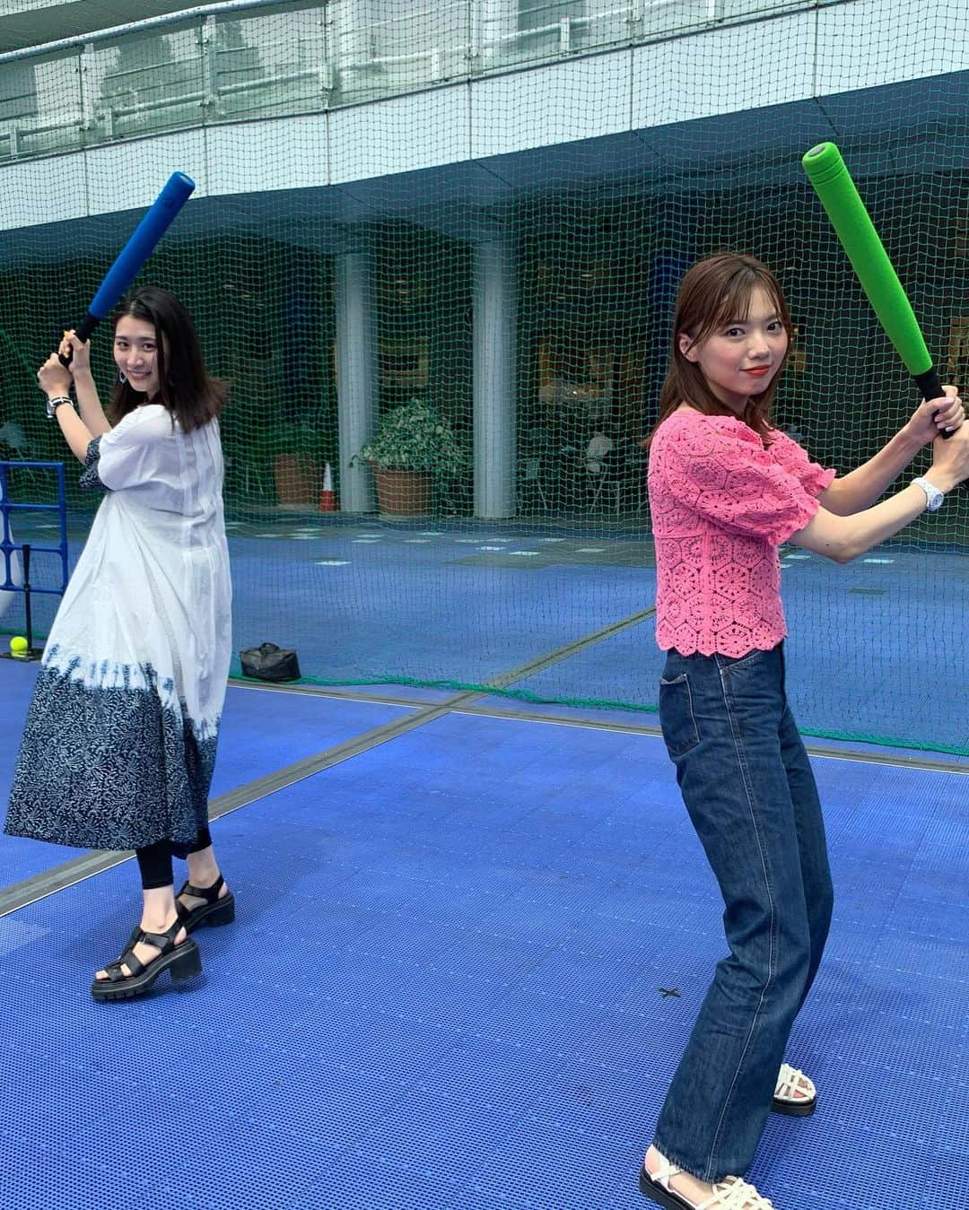 加藤里奈（カトリーナ）さんのインスタグラム写真 - (加藤里奈（カトリーナ）Instagram)「オールスターゲームのイベント⚾️  生放送前にはしゃいだイベントでした📸  #マイナビオールスター #マイナビオールスターゲーム2023 #オールスター #オールスターゲーム #オールスターゲーム2023 #プロ野球観戦 #野球 #野球観戦 #CBCラジオ #ドラ魂キング #中日ドラゴンズ #ドラゴンズ #dragons #読売ジャイアンツ #阪神タイガース #東京ヤクルトスワローズ #ヤクルトスワローズ #広島カープ #広島東洋カープ #横浜denaベイスターズ #denaベイスターズ #オリックスバファローズ #日本ハムファイターズ #北海道日本ハムファイターズ #千葉ロッテマリーンズ #東北楽天ゴールデンイーグルス #楽天イーグルス #福岡ソフトバンクホークス #ソフトバンクホークス #西武ライオンズ」8月6日 18時43分 - rinakatoktriiina