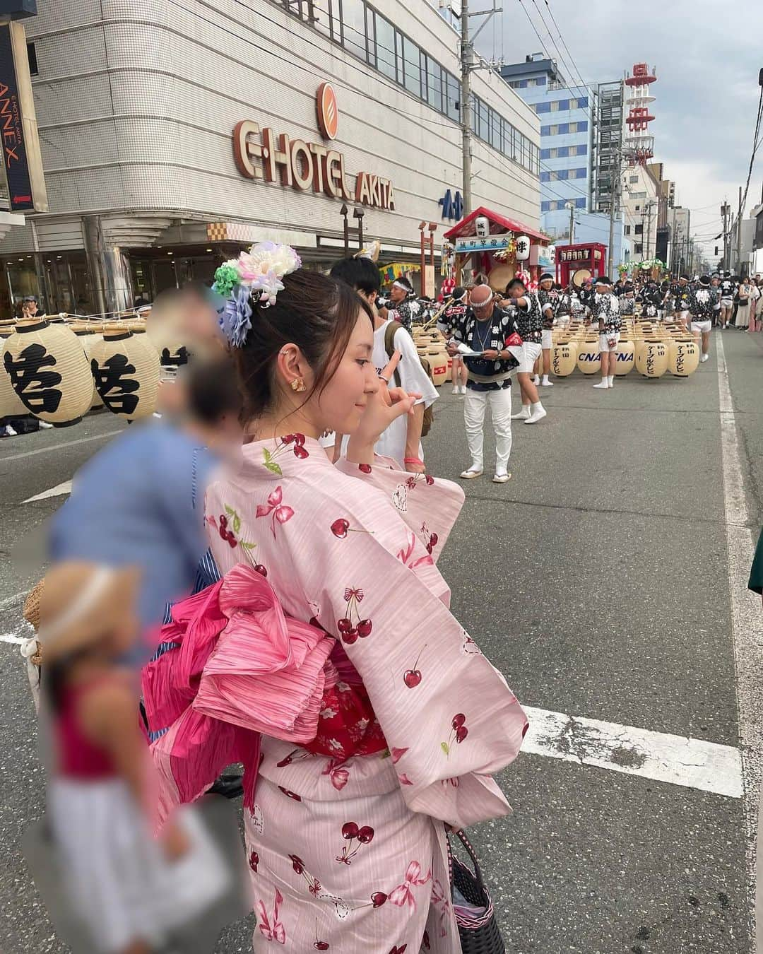 木村美咲さんのインスタグラム写真 - (木村美咲Instagram)「#秋田竿燈まつり」8月6日 19時17分 - misakii_63