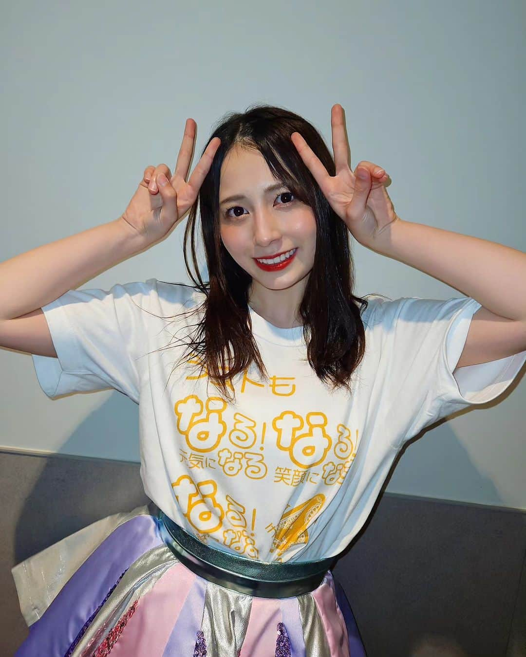 佐々木優佳里のインスタグラム：「💛  楽しかったー！！！！！  #ファイナル #コンサート #akb48 #倉野尾チーム4」