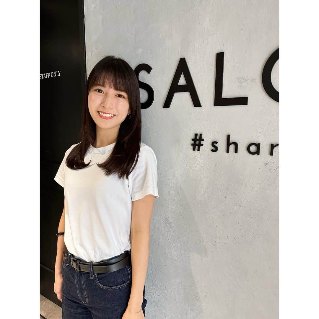 梶原凪のインスタグラム：「. お友達に髪の毛サラサラにしてもらいました💇🏻‍♀️ 嬉しかった！幸せ〜〜」