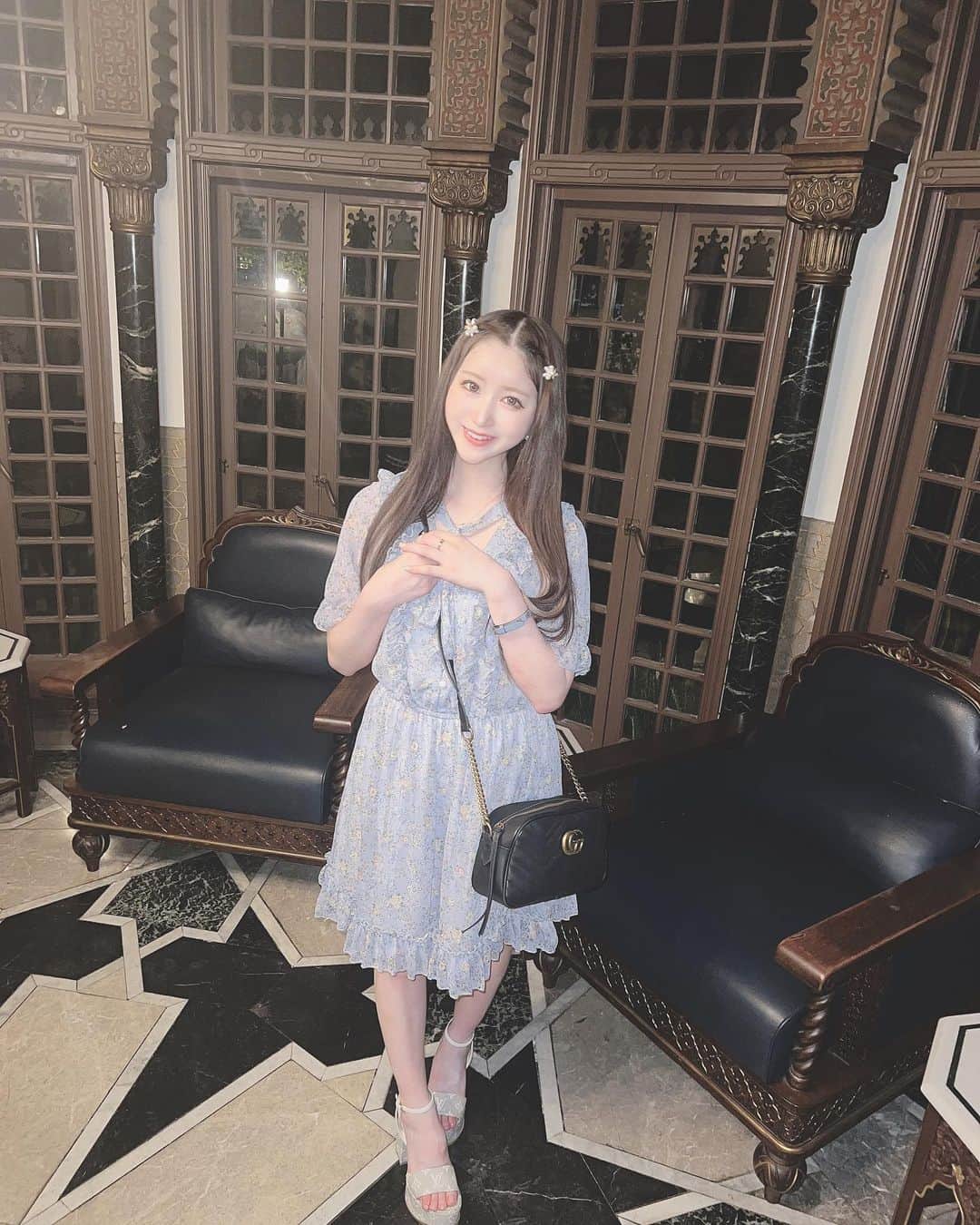 あいにゃんさんのインスタグラム写真 - (あいにゃんInstagram)「ずっと行ってみたかった小笠原伯爵邸🏡⋆* ︎︎ ︎︎︎ ︎︎︎ ︎  ︎︎ ︎︎︎ ︎︎︎ ︎ こーゆー洋館みたいな雰囲気大好きなんだけどとても素敵だった^･·̫･̥ฅ♡  テラス席にしたんだけど夕方から夜にかけて変わるお庭の景色も素敵だったし暑さ対策もバッチリで最高でした🪄✨  ︎︎ ︎︎︎ ︎︎︎ ︎ お料理も全部お上品で美味しくて特にデザートが絶品でした🫶🫶🫶 * * #小笠原伯爵邸 #若松河田 #新宿グルメ #新宿 #新宿ディナー #東京#東京グルメ #グルメ #グルメ女子 #キャバ #キャバクラ #キャバ嬢  #コンカフェ #コンカフェ嬢 #アイドル #サロモ募集 #サロンモデル  #dinner #instagood #instalike #loveislove #follow」8月6日 20時08分 - ainyan0310