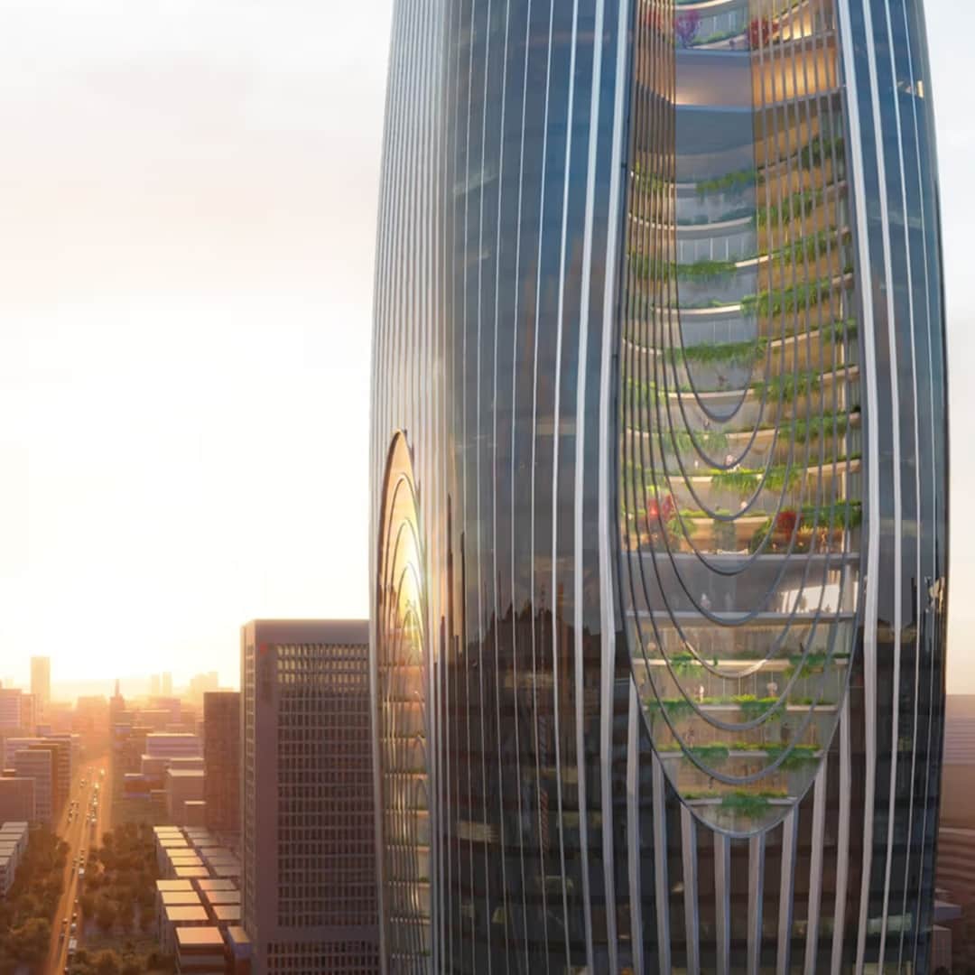 HYPEBEASTさんのインスタグラム写真 - (HYPEBEASTInstagram)「One of China's major cities Xi’an is set to receive a stunning new skyscraper known as the Daxia Tower by @zahahadidarchitects.⁠ ⁠ The stunning skyscraper, located in the heart of the Xi’an High-Tech Economic and Technological Development Zone, is set to become a driving force behind the city’s economic growth.⁠ ⁠ The 688 ft Daxia Tower will house offices, retail and ancillary facilities. Its unique design, marked by a gently curving silhouette, layers of patterned glazing, and breathtaking atriums, reflects the surrounding urbanism and positions the new structure to become a focal point of Xi’an’s emerging business district.⁠ ⁠ Additionally worth noting, the tower has been designed with data analytics and behavior modeling, creating adaptable and future-proofed workplaces. The group says that real-time analytics will be utilized to ensure healthy and enjoyable environments that promote employees’ well-being, enhancing overall productivity.⁠ ⁠ Construction of the Daxia Tower is expected to begin soon.⁠ Photo: Zaha Hadid Architects」8月6日 20時20分 - hypebeast