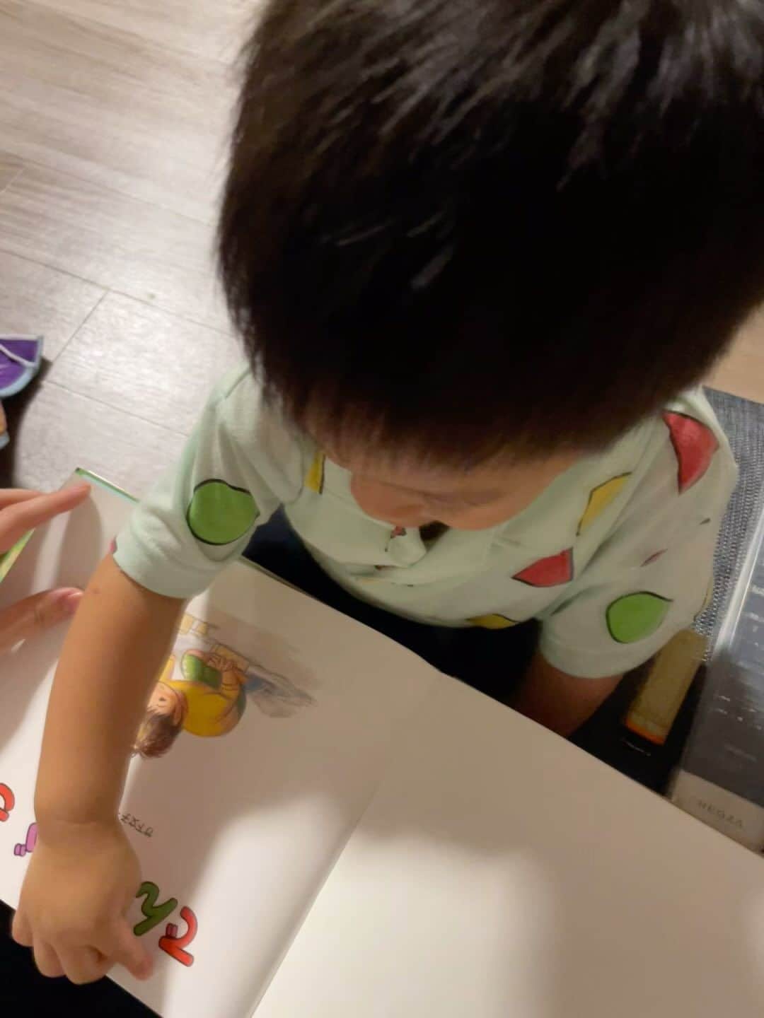 remi kunokiのインスタグラム：「大好きな電車の絵本その①  絵本の内容はほとんど覚えているそうで ほとんど読めている。  何十回とも呼んだ母は覚える気がないのもあるけど そんな覚えてないよ😂  1年前の1歳半のとき初めての英語「Apple」って言ったり まだバブバビしてたときが懐かし過ぎる🥲❤️  記憶力恐るべしな息子。  #2歳半#2歳6ヶ月#2歳6ヶ月男の子 #電車好きな息子#新幹線好きな息子 #左脳教育#絵本#記憶力」