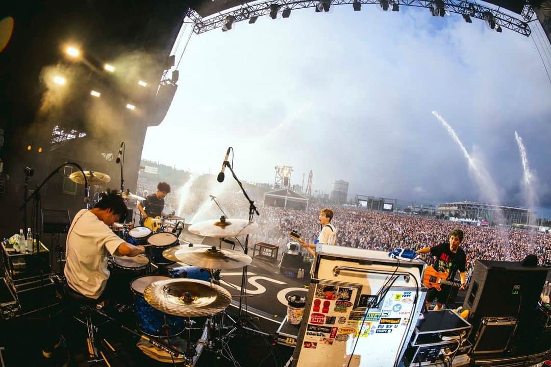 04 Limited Sazabysさんのインスタグラム写真 - (04 Limited SazabysInstagram)「. 8/6(日) 千葉市蘇我スポーツ公園 『ROCK IN JAPAN FESTIVAL 2023』  📸@takeshiyao」8月6日 21時53分 - 04limitedsazabys_official