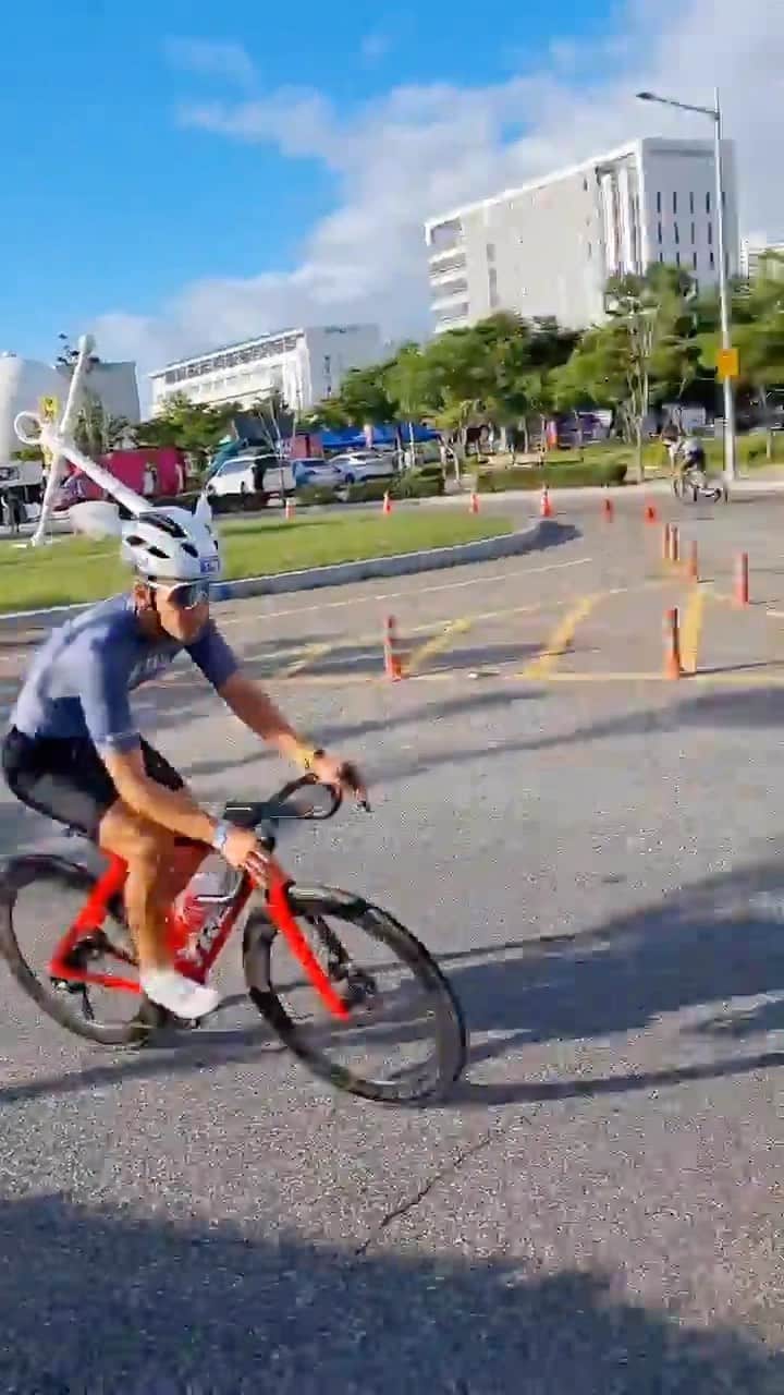 ジヌションのインスタグラム：「🏊🏻‍♂️🚴‍♂️🏃‍♂️ 2023 WORLD TRIATHLON YEONGDO」