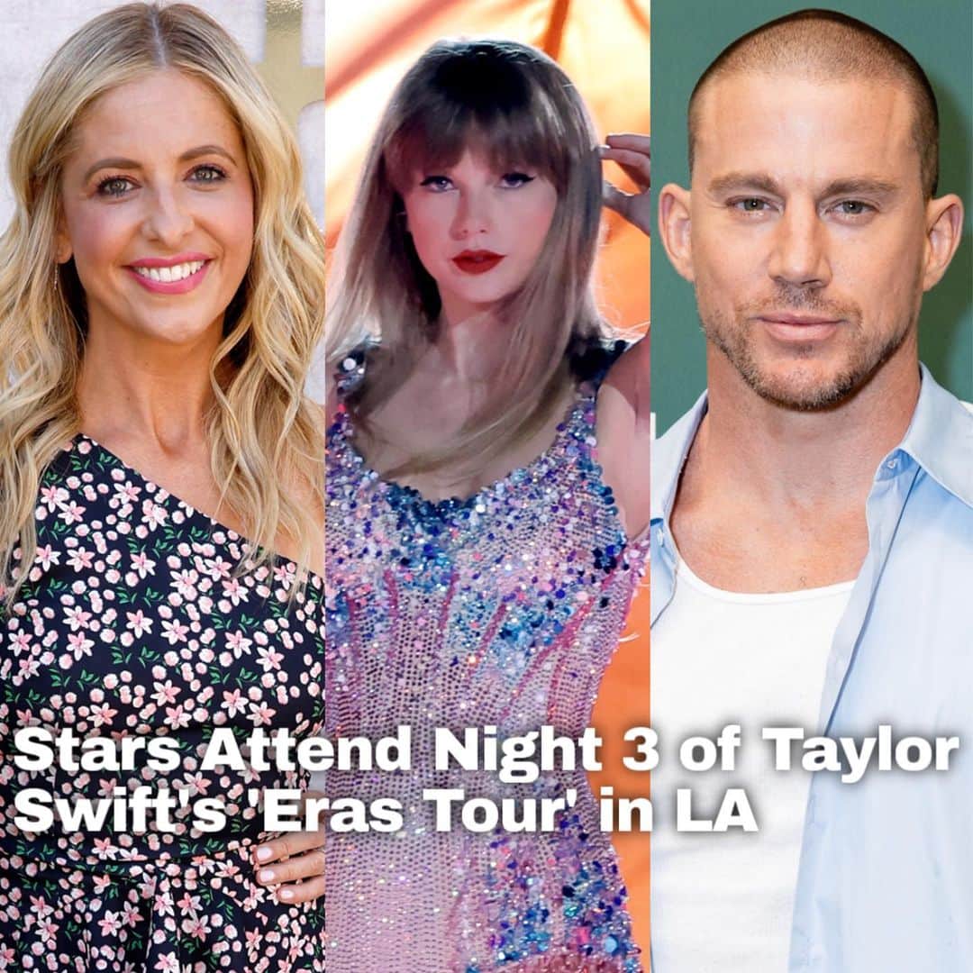 Just Jaredさんのインスタグラム写真 - (Just JaredInstagram)「Sarah Michelle Gellar, Channing Tatum and many more stars attended Night 3 of Taylor Swift's #ErasTour in LA! Tap this picture in the LINK IN BIO to see who else was there. #SarahMichelleGellar #TaylorSwift #ChanningTatum Photos: Getty」8月6日 23時10分 - justjared
