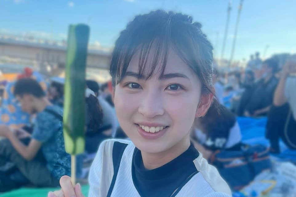 佐藤佳奈さんのインスタグラム写真 - (佐藤佳奈Instagram)「なにわ淀川花火大会🎆  新人の西尾アナと行ってきました！  大迫力で大満足😳  #なにわ淀川花火大会  #淀川花火大会  #花火」8月7日 9時09分 - kana_sato_sakana