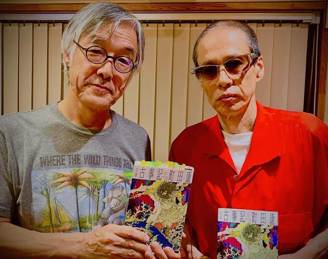 町田康さんのインスタグラム写真 - (町田康Instagram)「高橋源一郎さんと話しました。」8月7日 9時13分 - inunekosonota