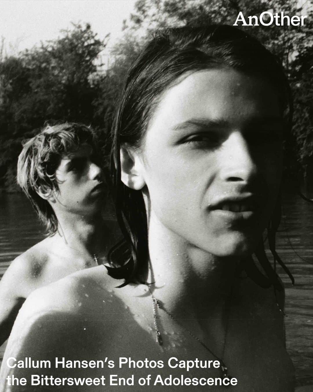 AnOther Magazineのインスタグラム：「“It’s almost like I created an Americanised view of an English town,” says @callumhansen of his first solo show, which captures his friends in the English midlands during the pandemic 🍃  A quiet observer preferring to dwell on the sidelines, he escaped the boredom and alienation of his early teen years by animatedly researching the history of photography, finding inspiration from American photographers who romanticise youth and skateboarding culture.  Read the full interview through the link in our bio 📲  📷 @callumhansen」